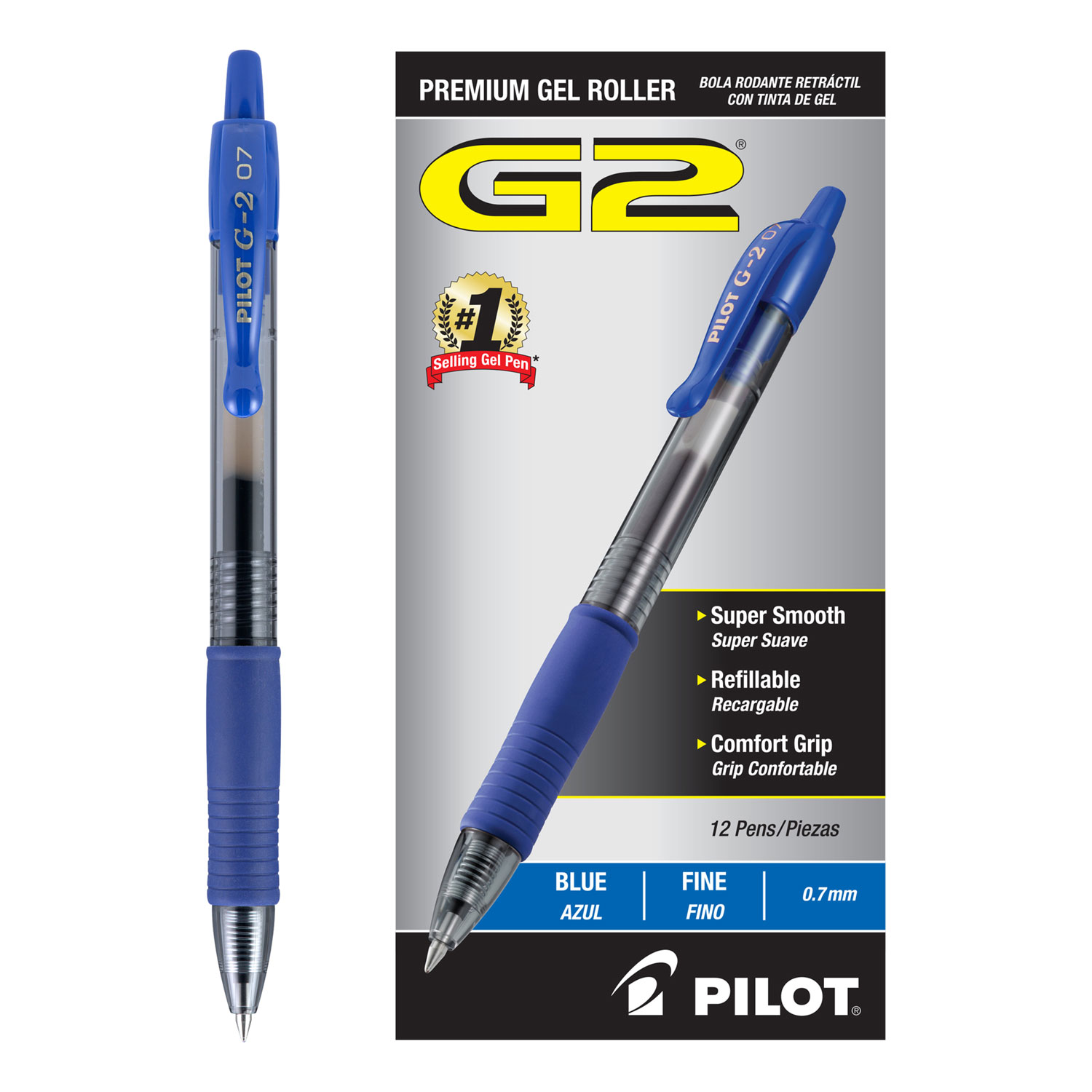 PIL31021 Pilot G2 Premium Retractable Gel Ink Pen Zuma