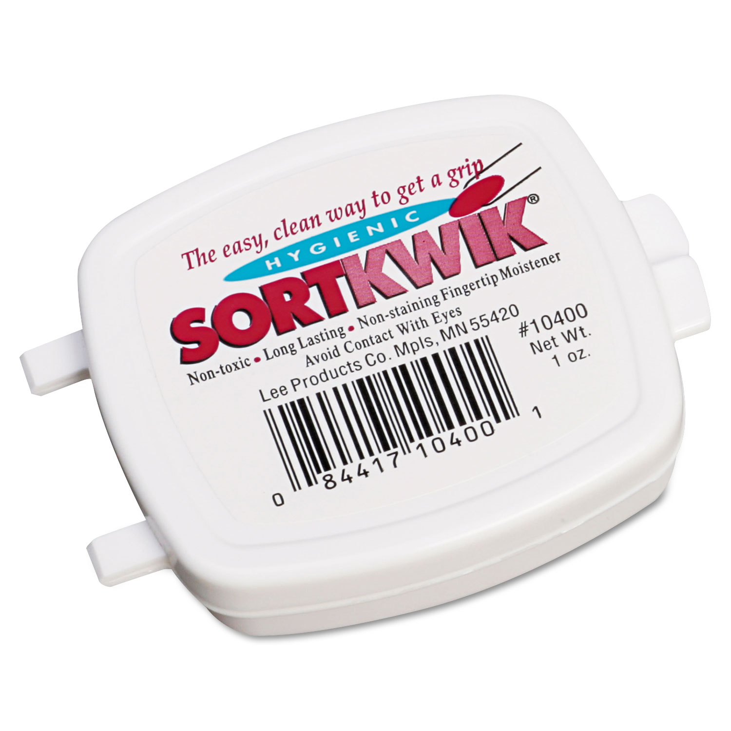 Sortkwik Fingertip Moisteners, 1 oz, Pink American Warehouse