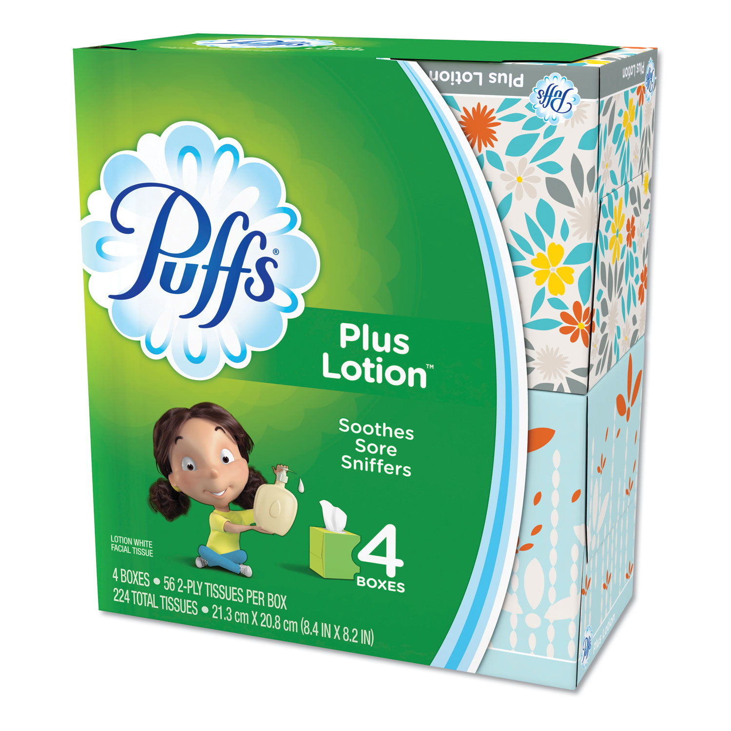 PGC34899CT Puffs Plus Lotion Facial Tissue Zuma