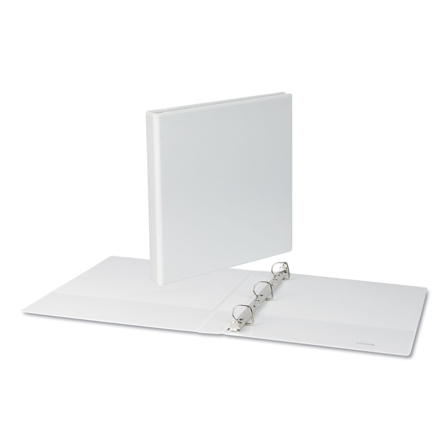 Slant DRing View Binder, 3 Rings, 1" Capacity, 11 x 8.5, White