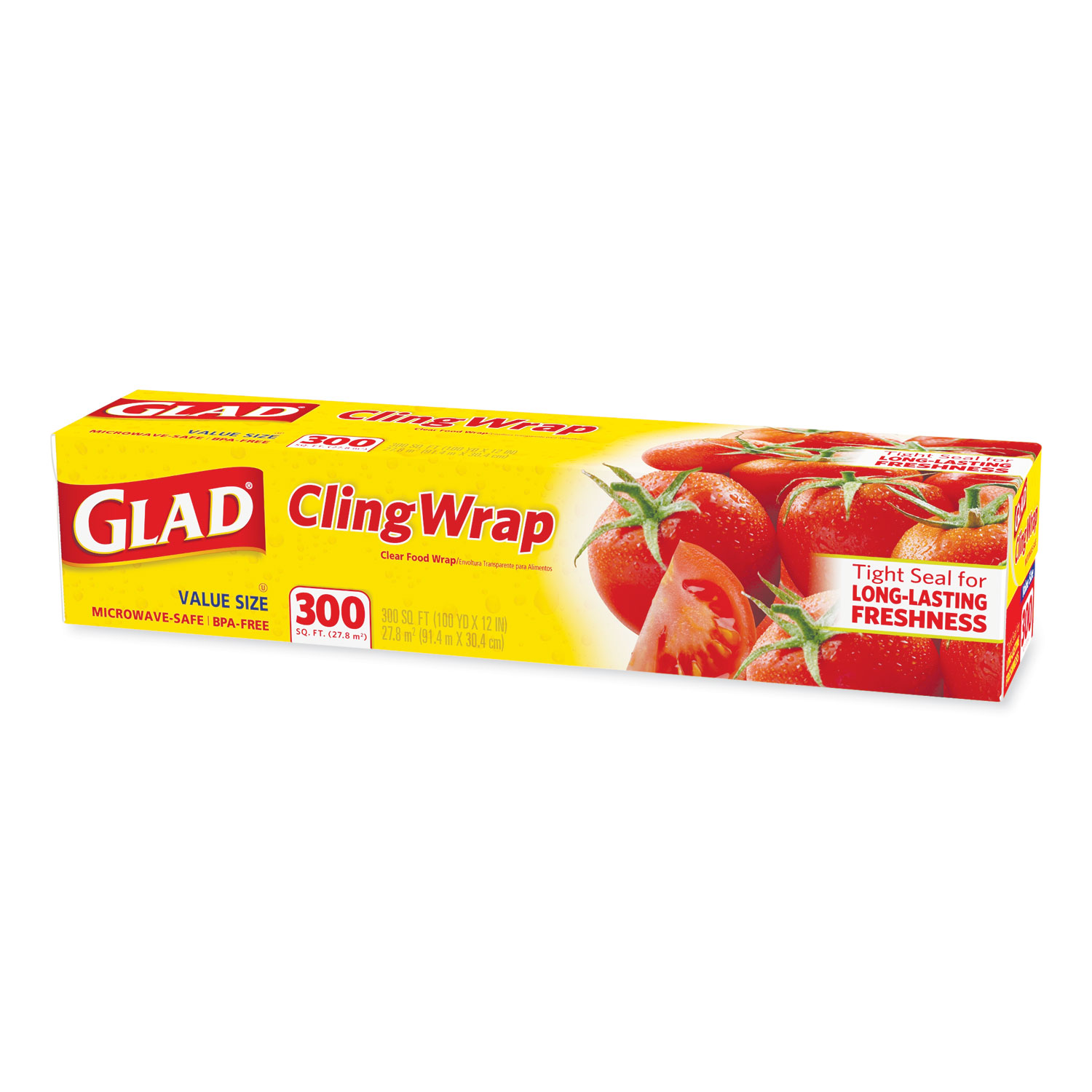 Cling Wrap Plastic Wrap, 300 Square Foot Roll, Clear Toners Plus