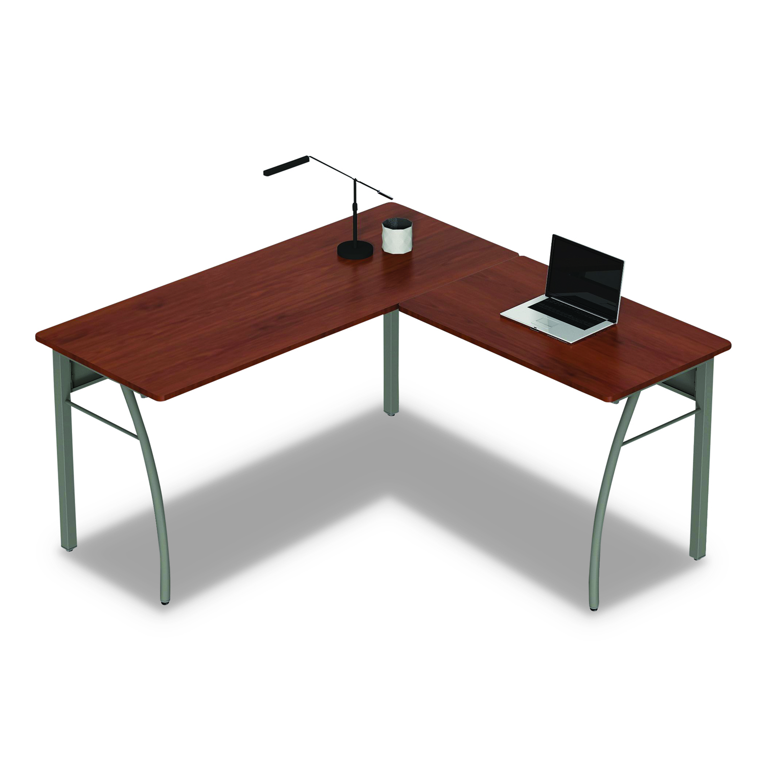 Linea Italia Trento L Shaped Desk Linea Italia&reg; Trento Line LShaped Desk, 59.13" x 59.13" x 29.5