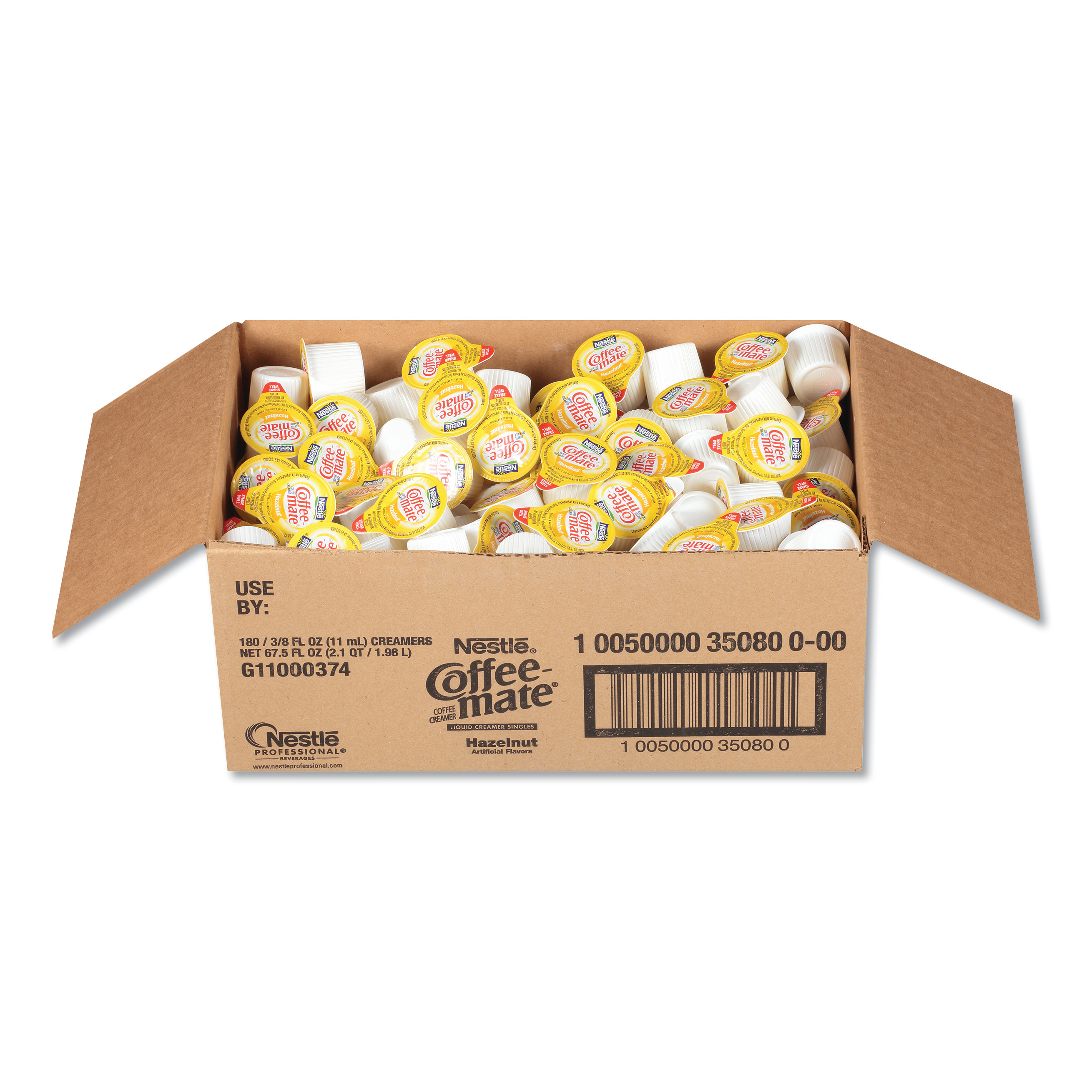 Coffeemate 61425 Liquid Coffee Creamer, Snickers, 0.38 oz Mini Cups