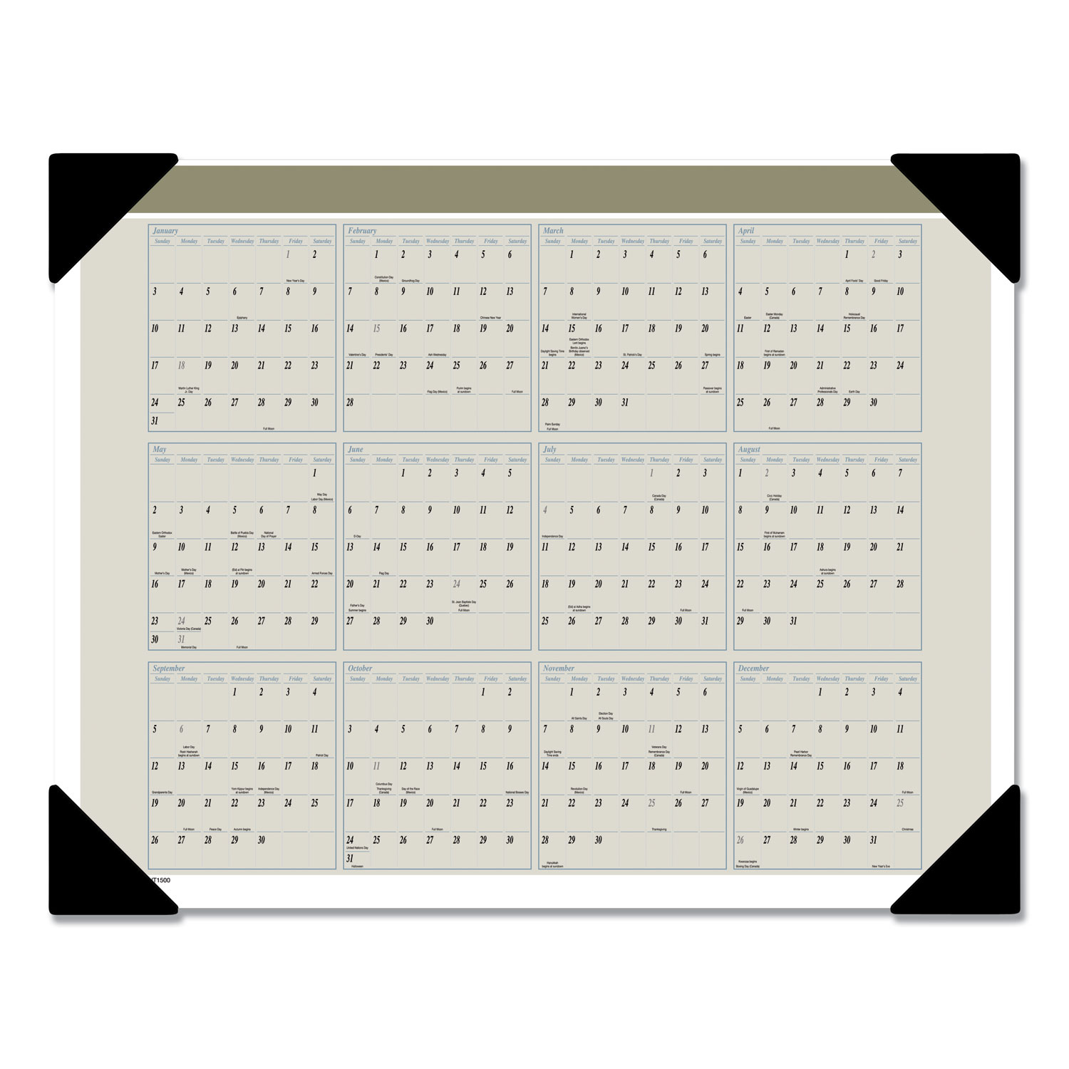 at a glance desk pad calendar 2023 ATAGLANCE® Executive Monthly Desk Pad Calendar, 22 x 17, White Sheets