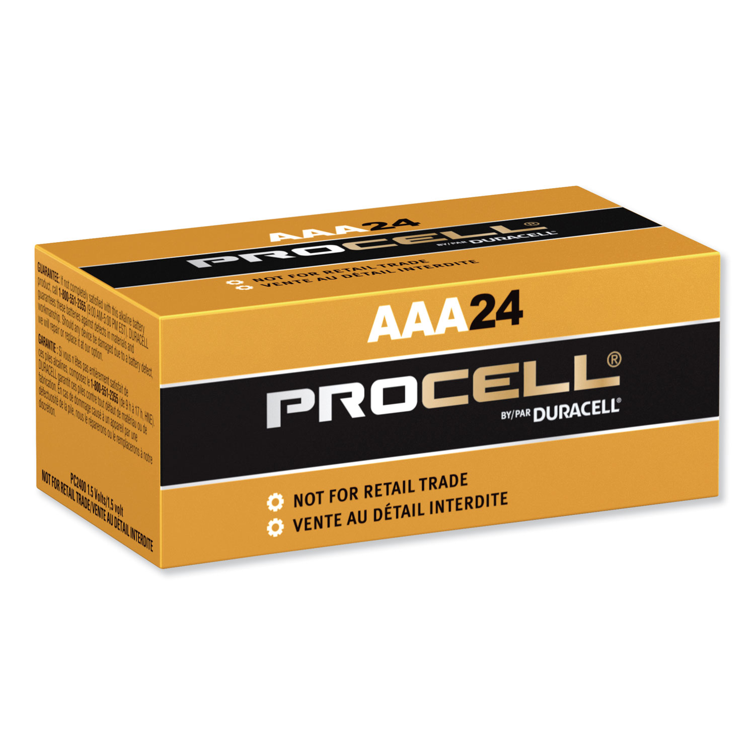 Duracell Procell Alkaline AAA Battery PC2400 For Multipurpose AAA