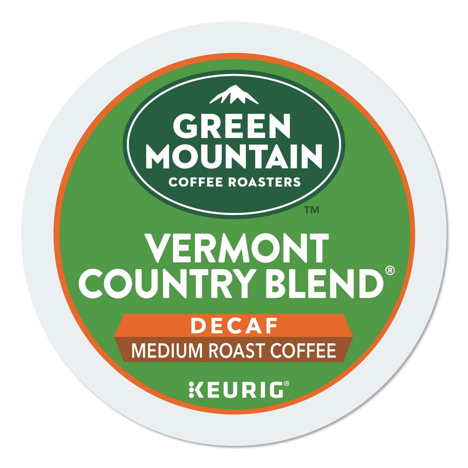 GMT7602CT Green Mountain Coffee Vermont Country Blend Decaf Coffee K