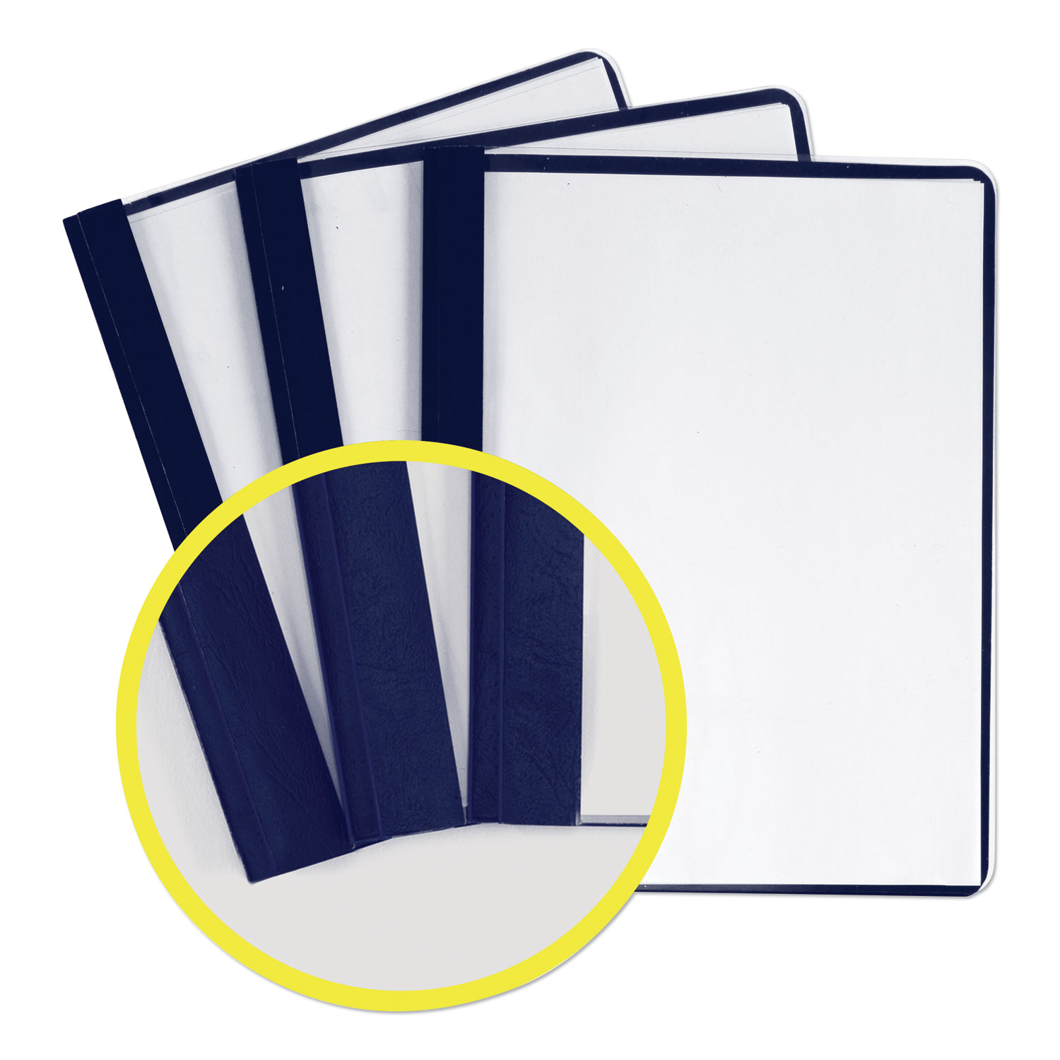 AVE47961 Avery Durable Clear Front Report Cover w/Prong Fast Zuma