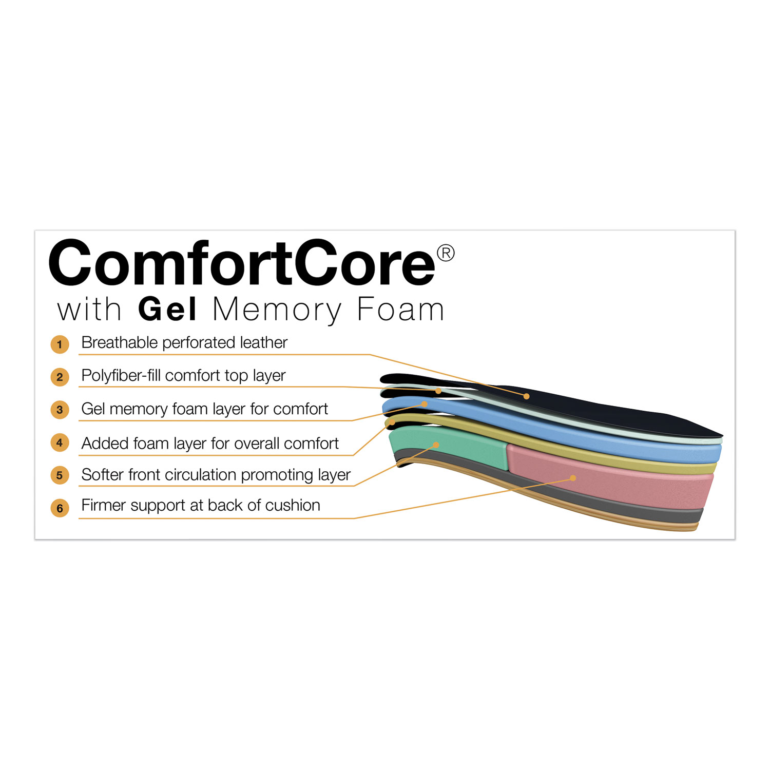 Commercial 2000 Big/Tall Executive Chair, Supports Up to 400 lb, 20.5