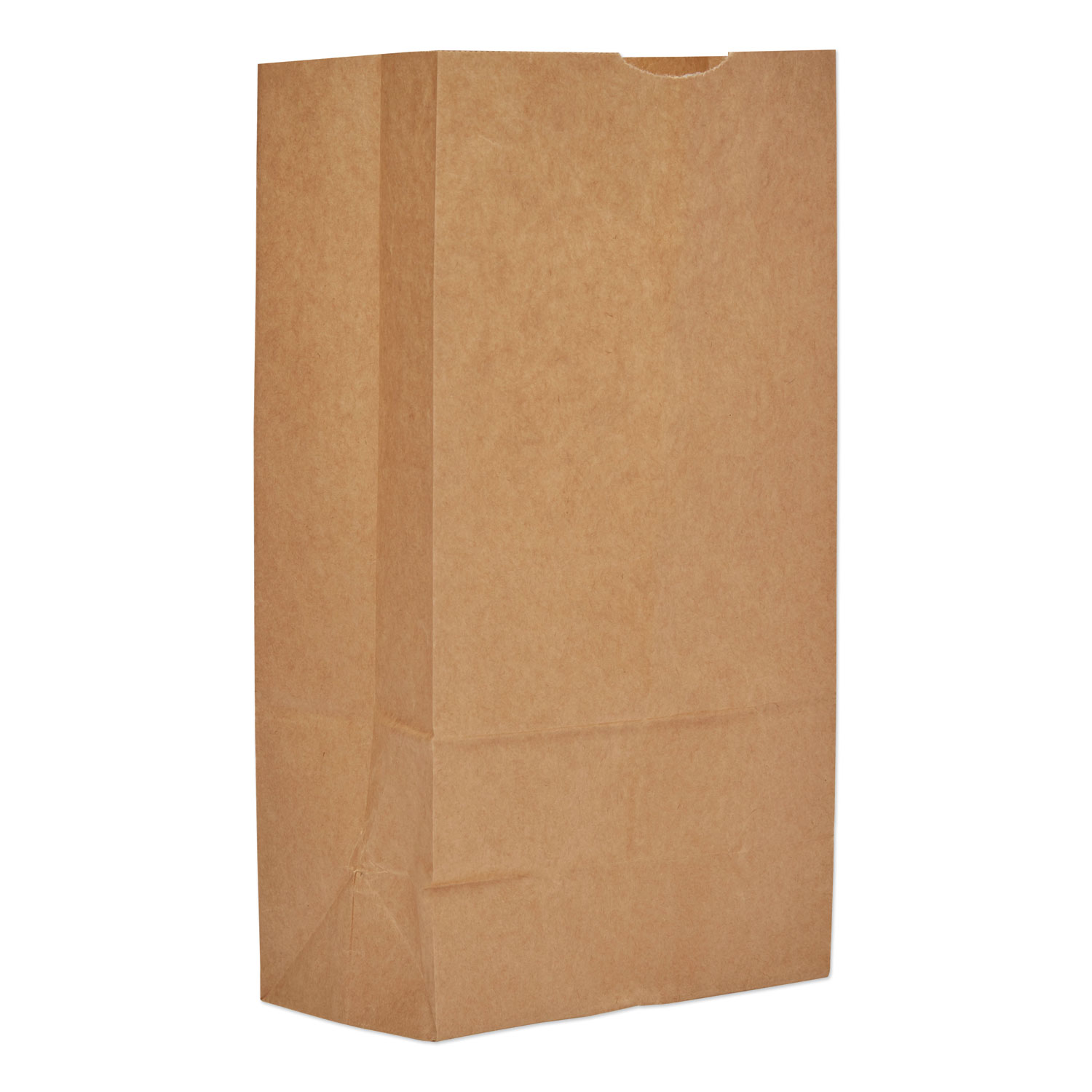 Grocery Paper Bags, 12, 7.06" x 4.5" x 13.75", Kraft, 500 Bags ASE