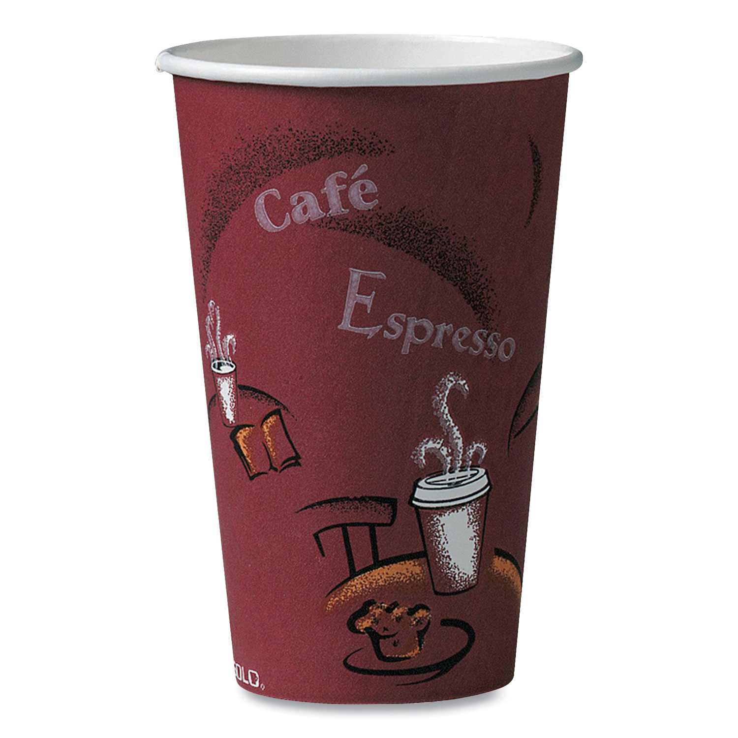 SCC316SI SOLO® Cup Company Bistro Design Hot Drink Cups Zuma