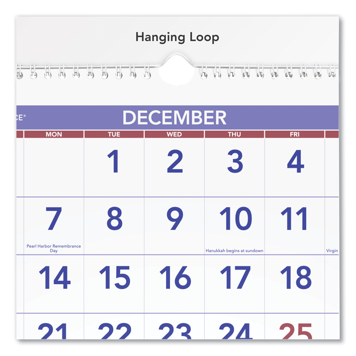 dec 2021 and jan 2023 calendar ATAGLANCE® Deluxe ThreeMonth Reference Wall Calendar, Vertical
