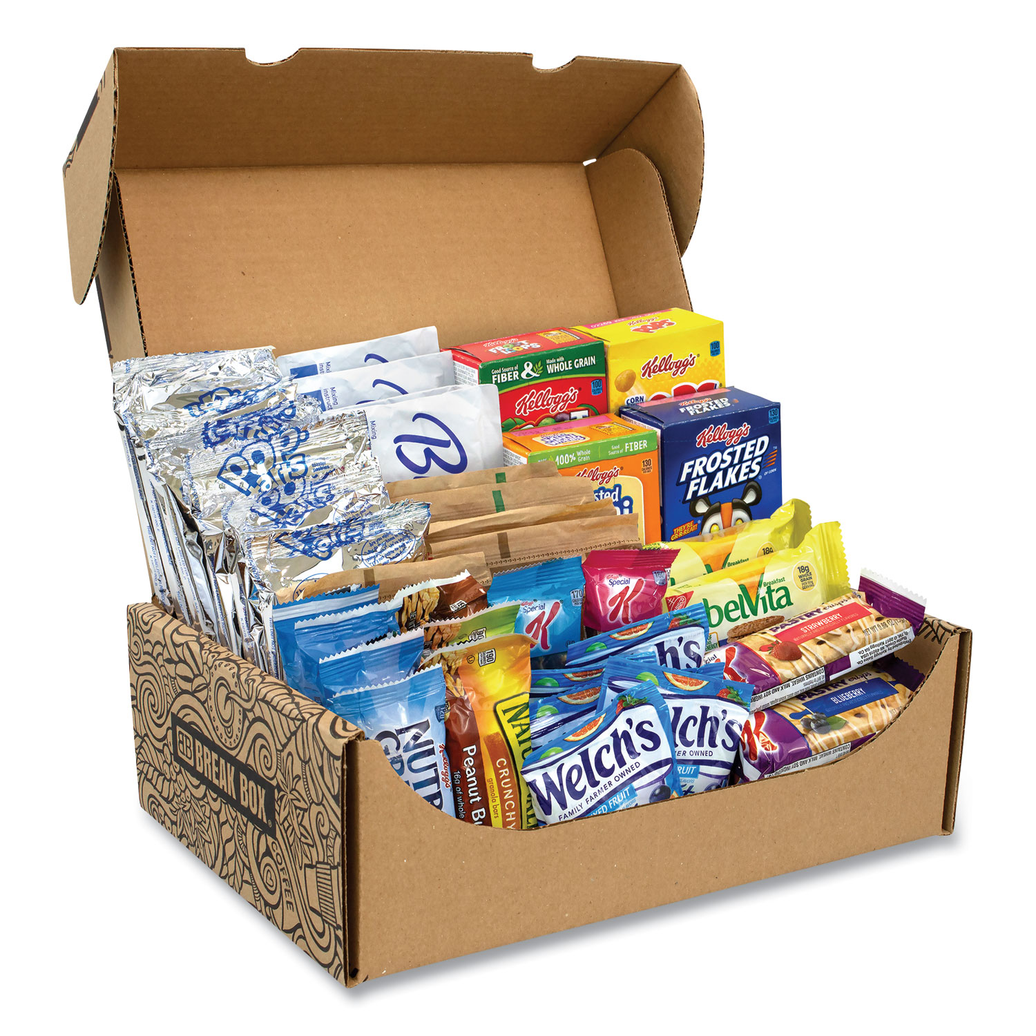 Snack Box Pros Breakfast Snack Box, 41 Assorted Snacks, Delivered in 1