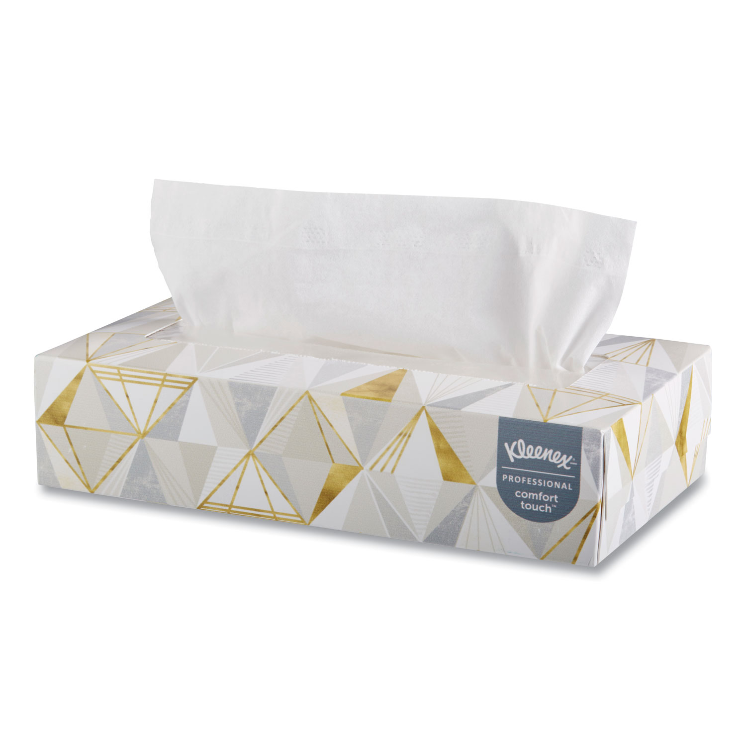 Kleenex KCC 13216 White Facial Tissue, 2Ply, White, 100 Sheets/Box, 10