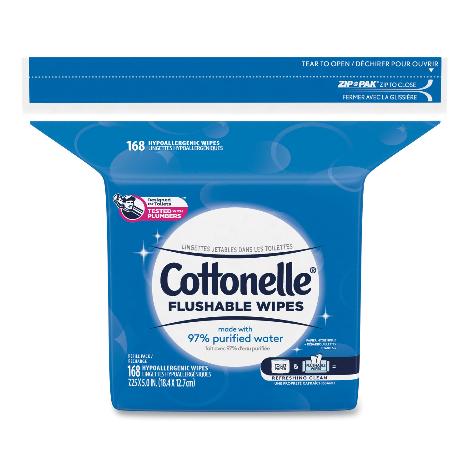 KCC10358EA Cottonelle® Fresh Care Flushable Cleansing Cloths Zuma