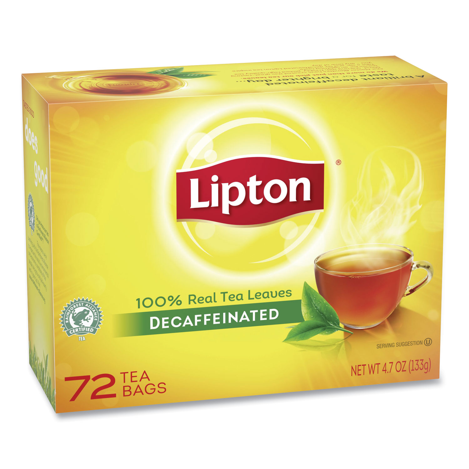 lipton Tea Bags, Decaffeinated, 72/Box BuyDirect