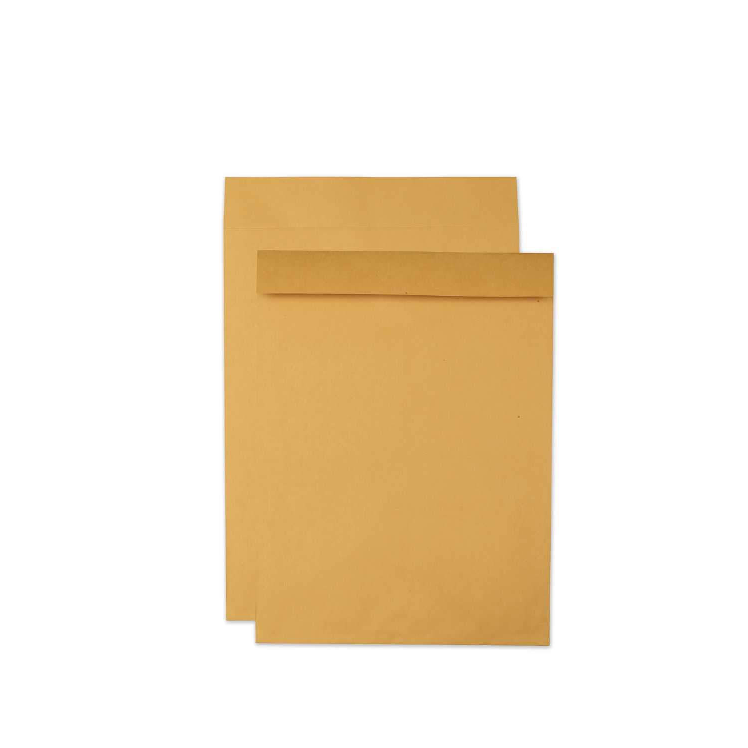 Jumbo Size Kraft Envelope, Fold Flap Closure, 17 x 22, Brown Kraft, 25