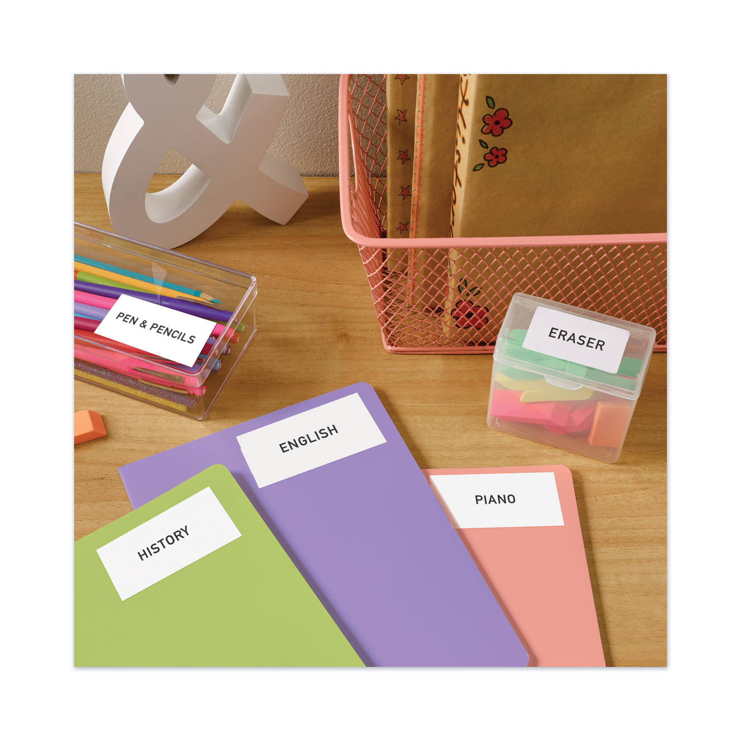 Avery® Copier Mailing Labels, Copiers, 1.38 x 2.81, White, 24/Sheet, 100 Sheets/Box General