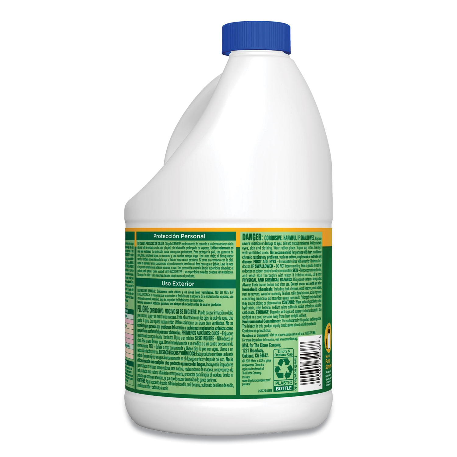 Clorox® Outdoor Bleach, 81 oz Bottle, 6/Carton Allure Hospitality