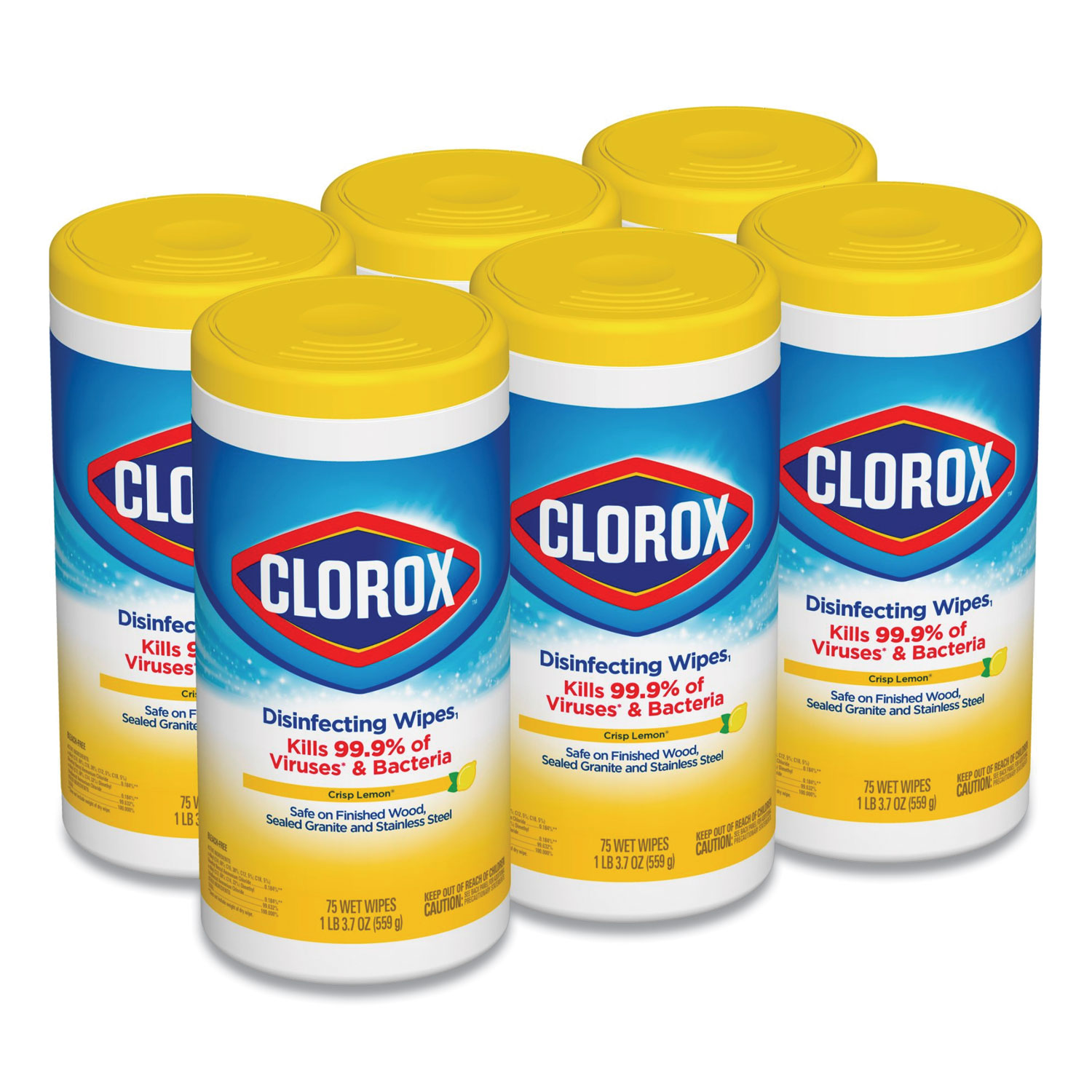 Source Supply Company Clorox 01628 Disinfecting Wipes, 7 x 7 3/4
