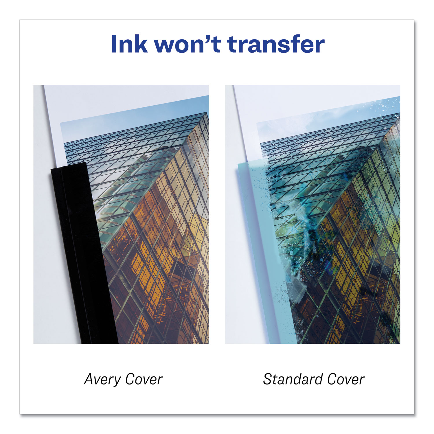 AVE47961 Avery Durable Clear Front Report Cover w/Prong Fast Zuma