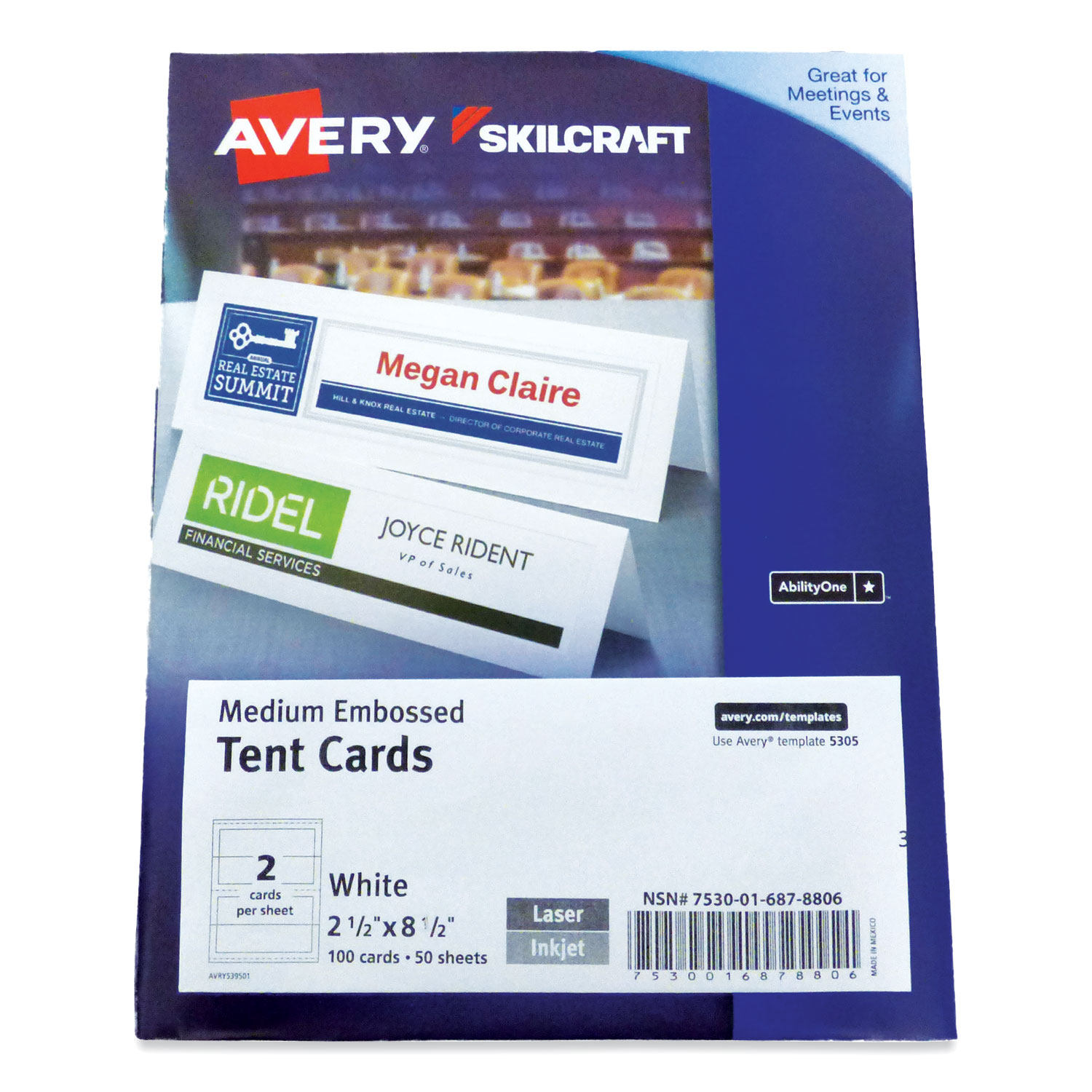 Avery Tent Card Template