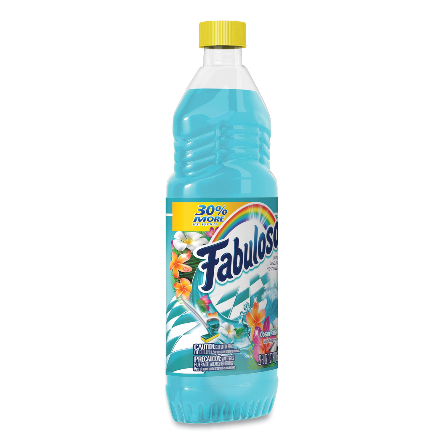 Fabuloso® Multiuse Cleaner, Ocean Paradise Scent, 22 oz Bottle, 12