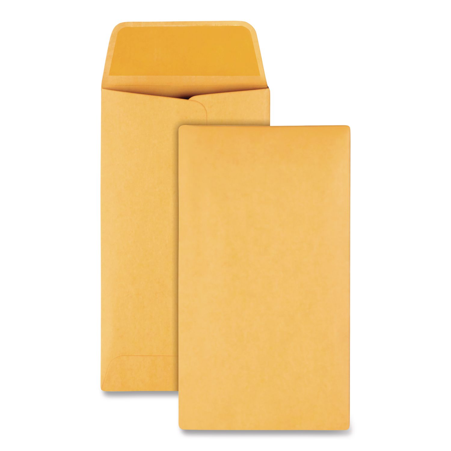Kraft Coin and Small Parts Envelope, 6, Square Flap, Gummed Closure, 3
