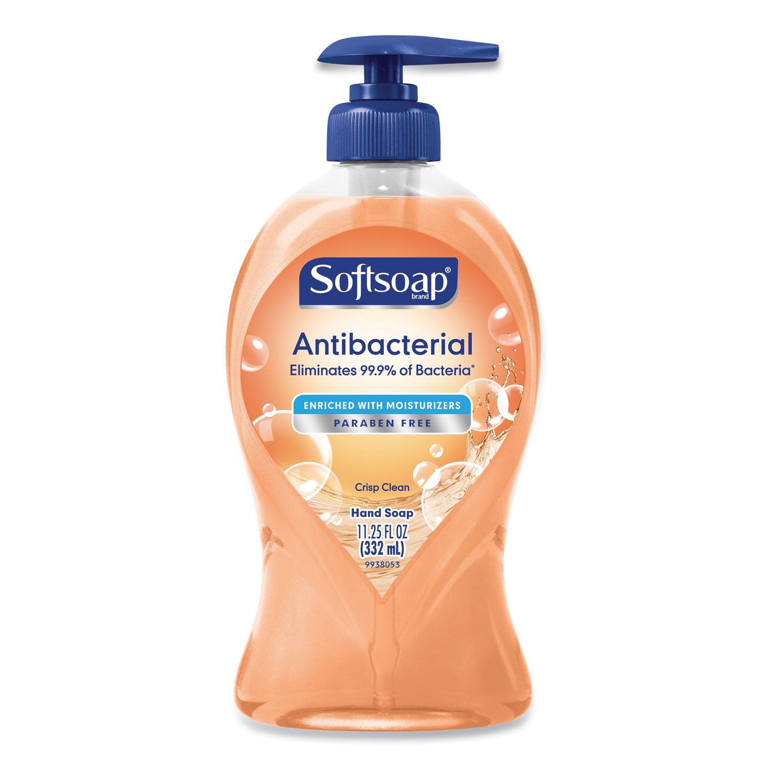 Antibacterial Hand Soap, Crisp Clean, 11.25 oz Pump Bottle