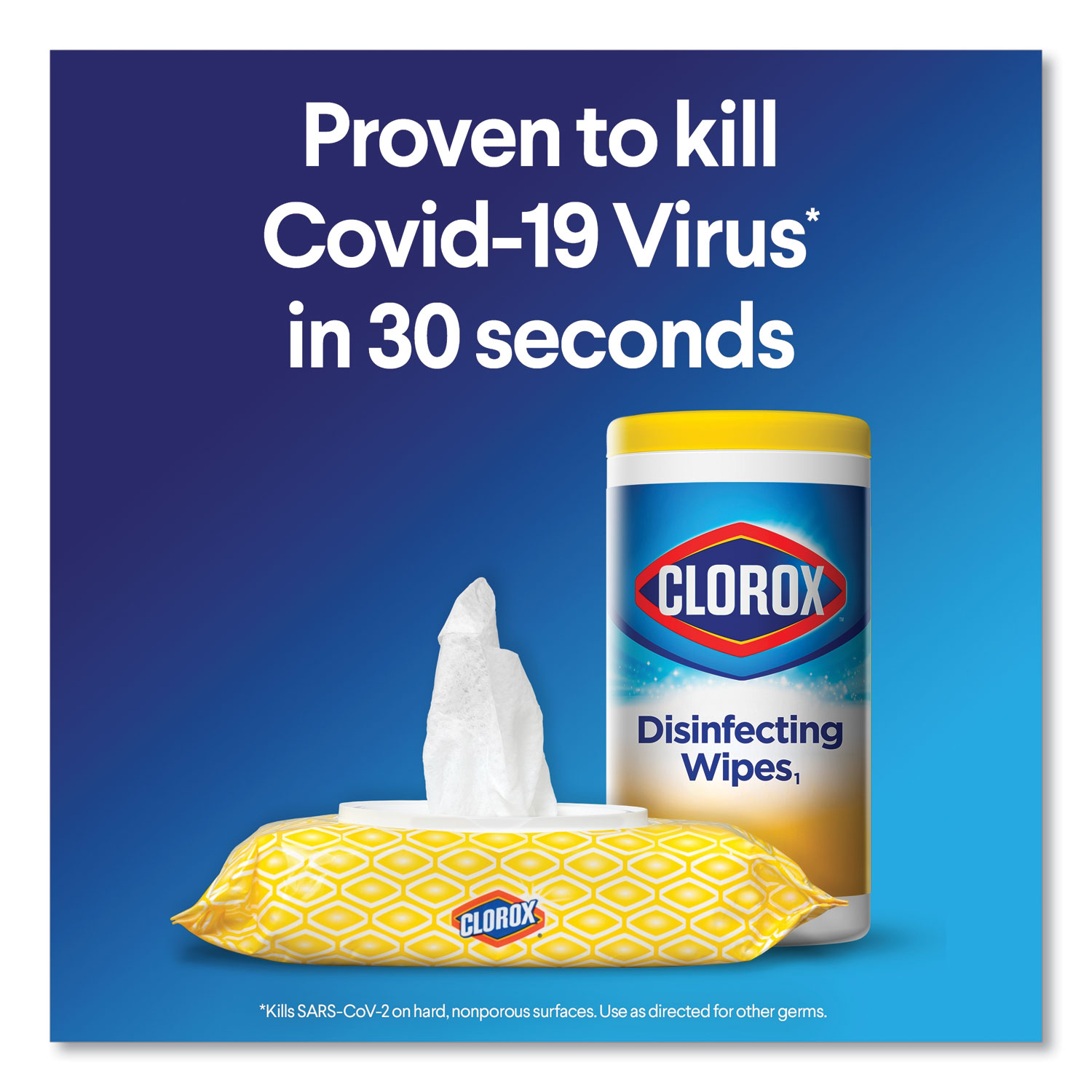 CLO01594EA Clorox Disinfecting Wipes Zuma