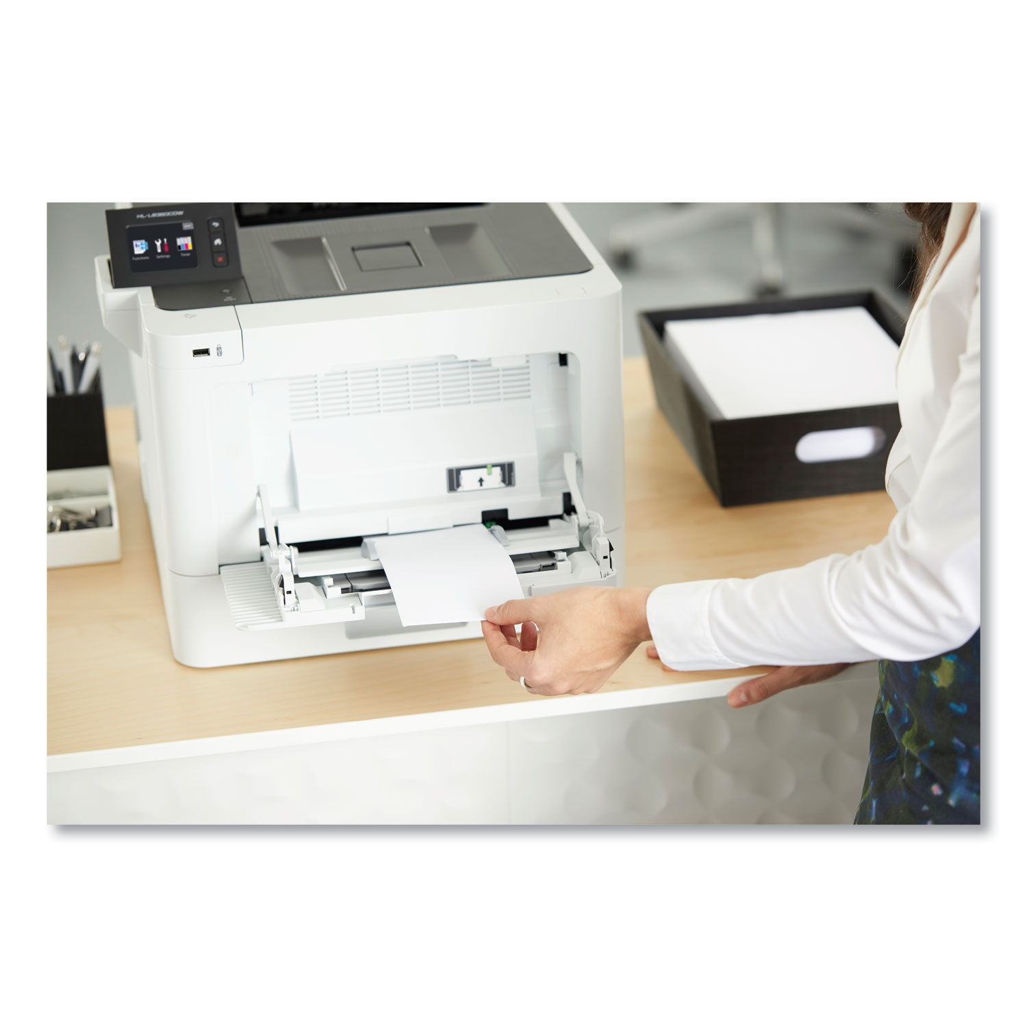 HLL8360CDW Business Color Laser Printer with Duplex Printing and