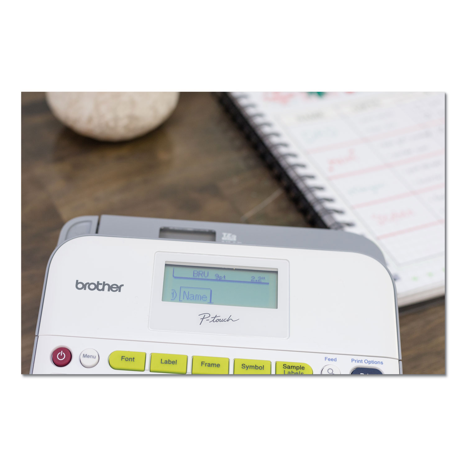 Business Brother PT-D400AD Versatile Label Maker with AC Adapter Office