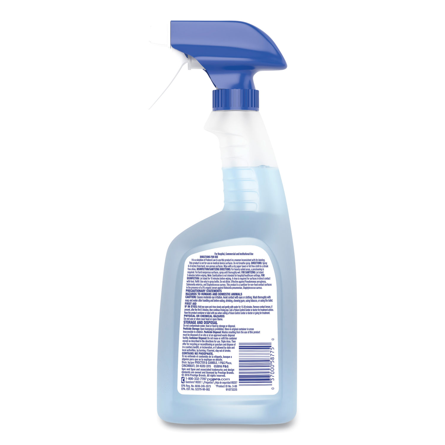 Spic and Span® Disinfecting AllPurpose Spray and Glass Cleaner, Fresh Scent, 32 oz Spray Bottle
