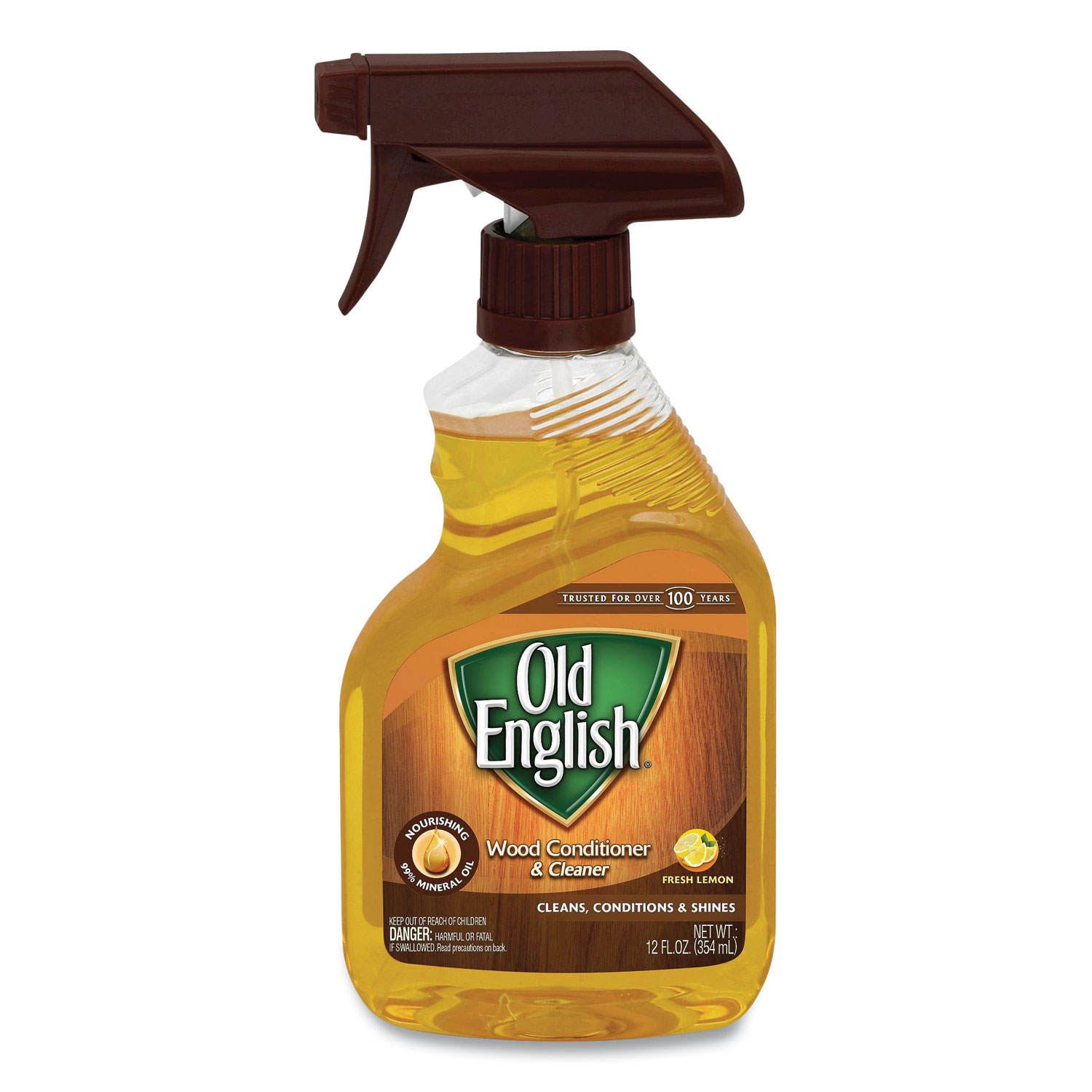 Lemon Oil, Furniture Polish, 12oz, Spray Bottle Round Eye Supply