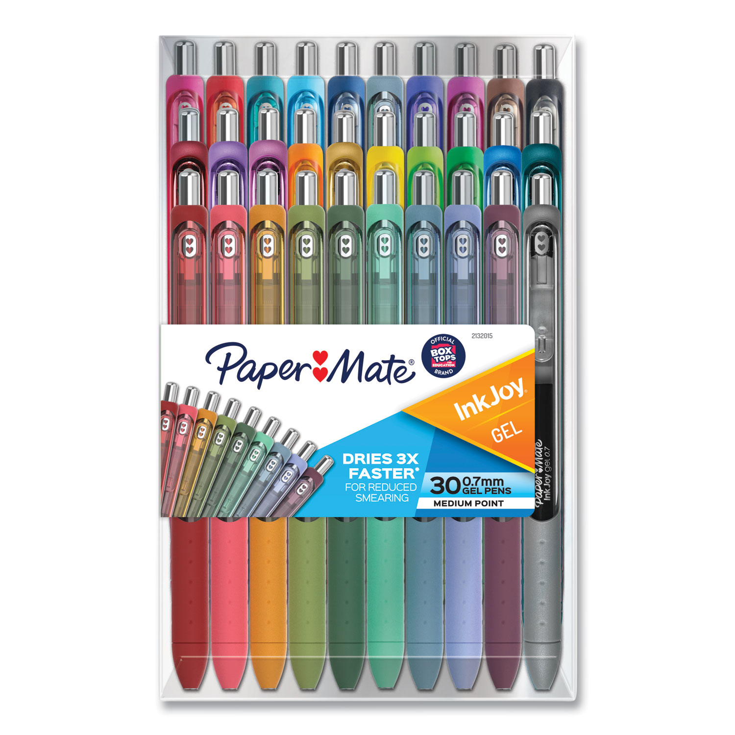 Paper Mate® InkJoy Gel Pen, Retractable, Medium 0.7 mm, Assorted Ink