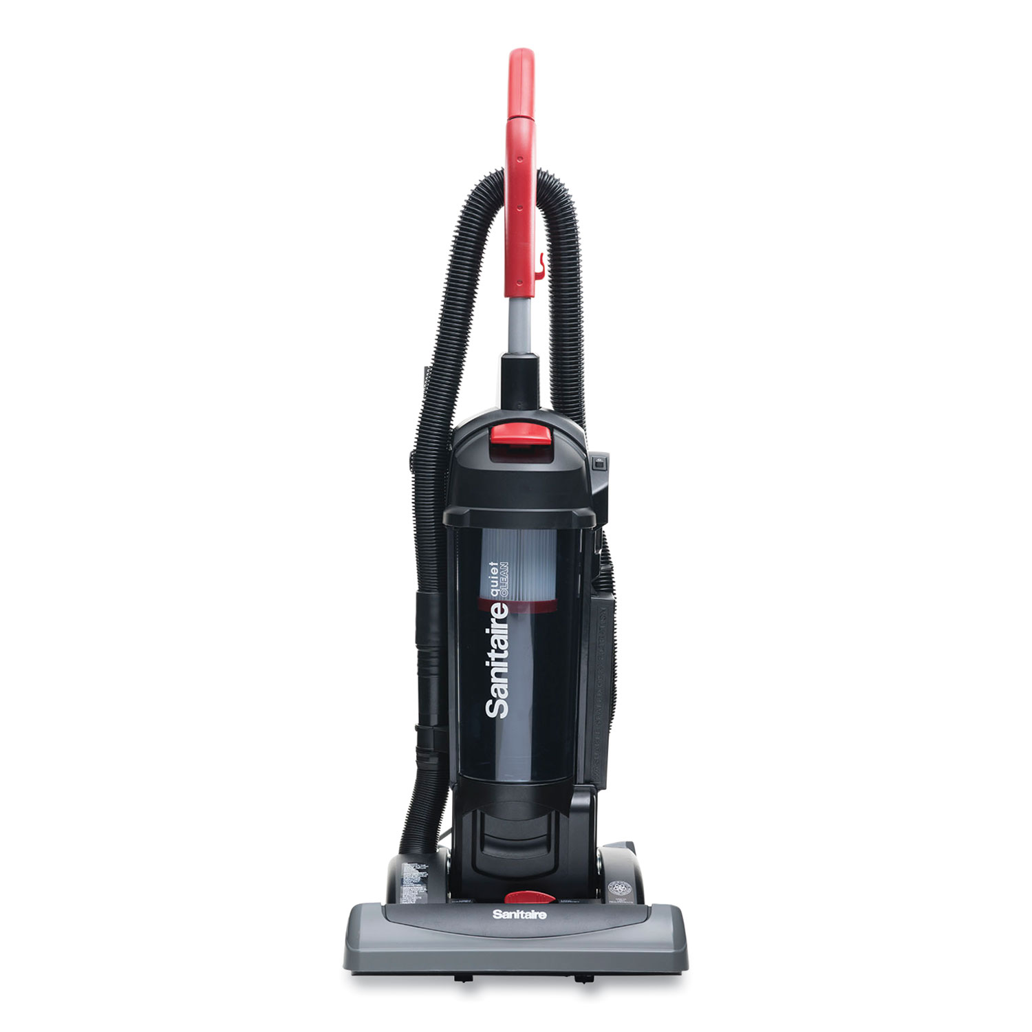 FORCE QuietClean Upright Vacuum SC5845B, 15" Cleaning Path, Black JAD