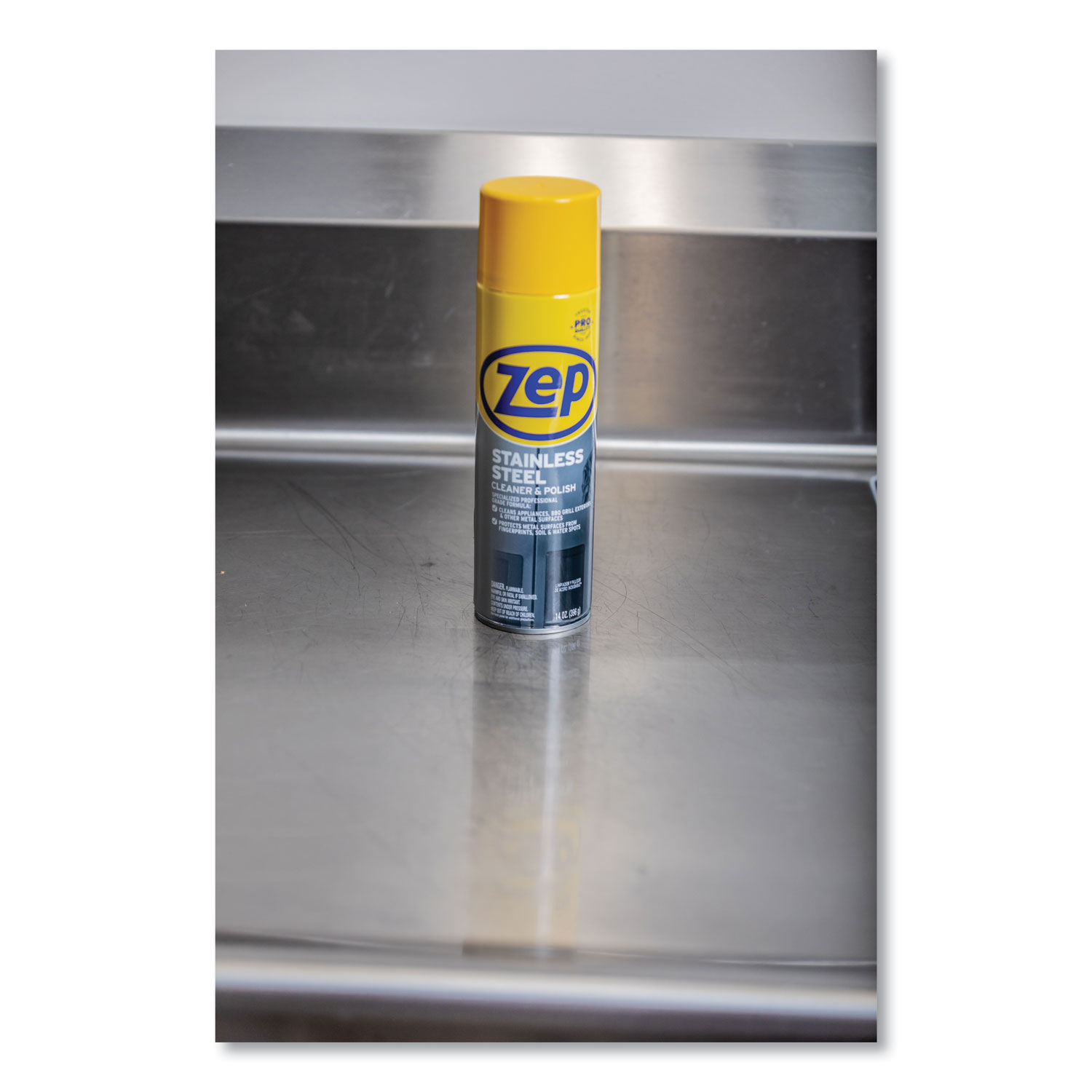 Zep Commercial® Stainless Steel Polish, 14 oz Aerosol Spray General