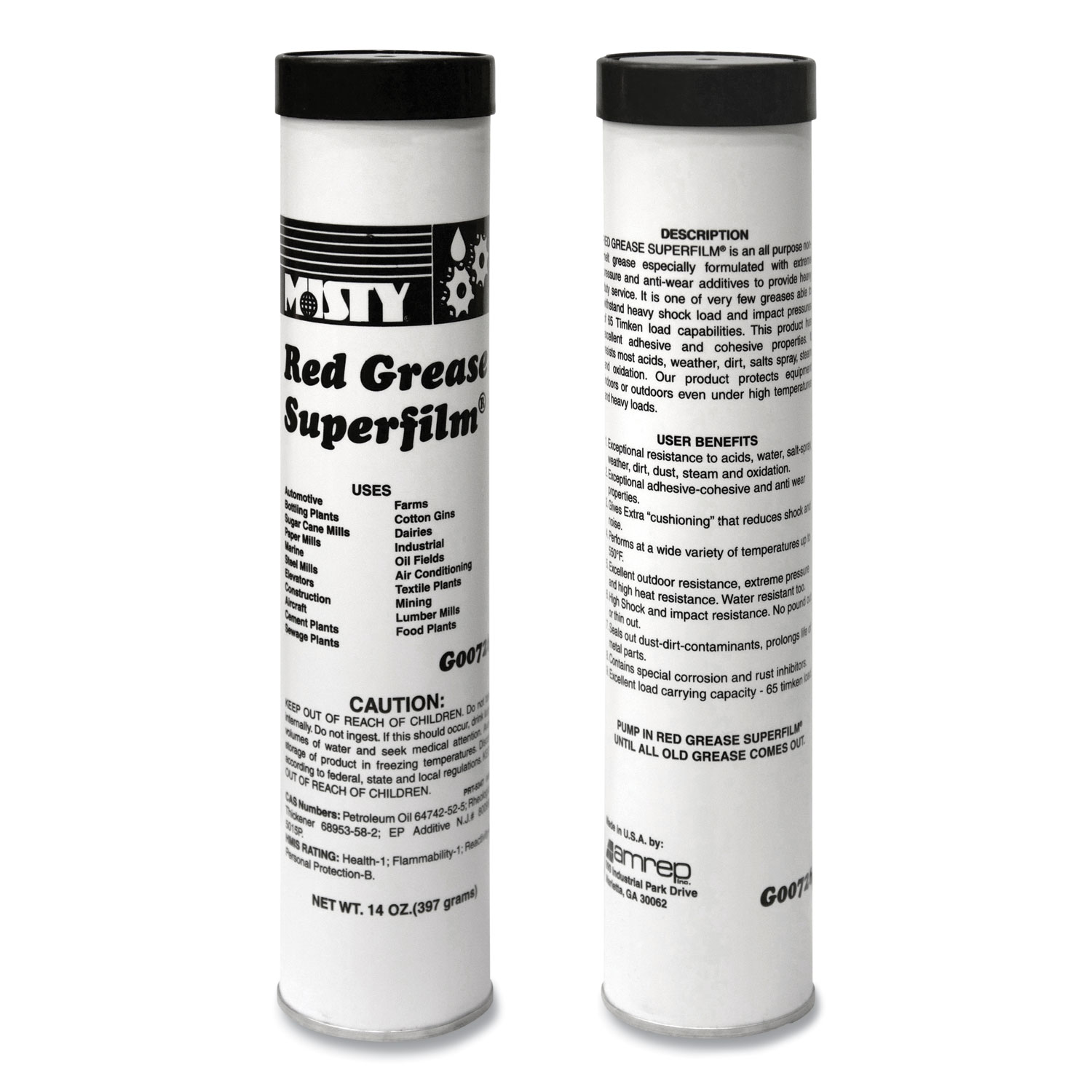 AMR1003057 MISTY NLGI 2 Red Grease Zuma