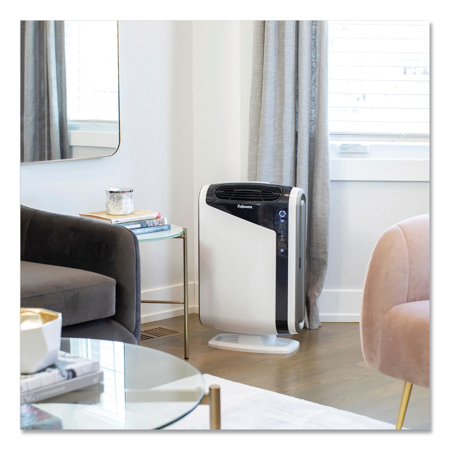 Fellowes® AeraMax DX95 Large Room Air Purifier, 600 sq ft Room Capacity