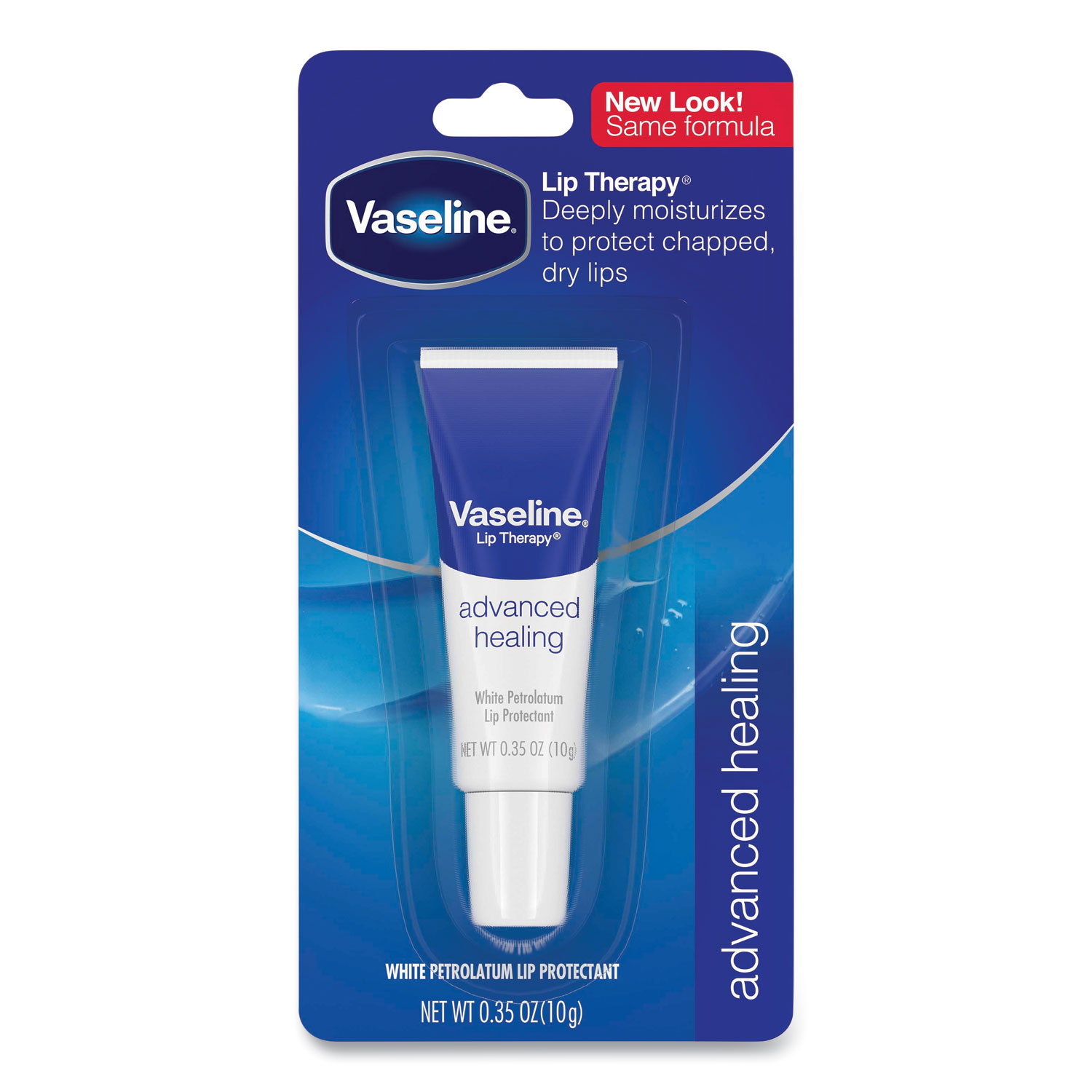 Vaseline® Lip Therapy Advanced Lip Balm, Original, 0.35 oz Tube KSS