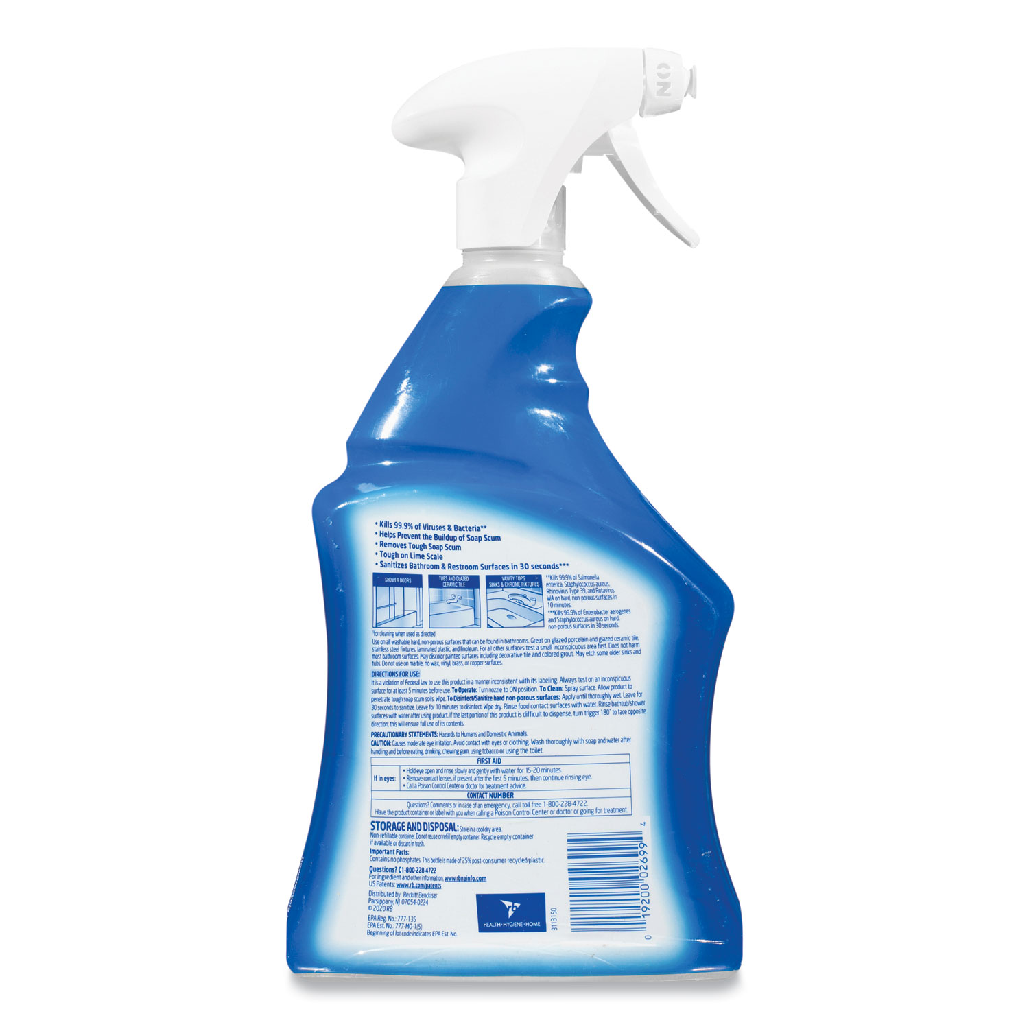 LYSOL® Brand Disinfectant Bathroom Cleaners, Liquid, Atlantic Fresh, 32
