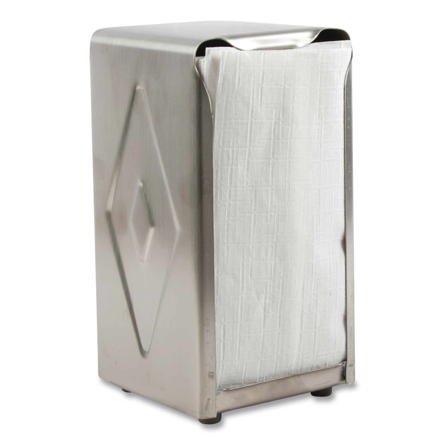 Tabletop Napkin Dispenser, Tall Fold, 3.75 x 4 x 7.5, Capacity 150