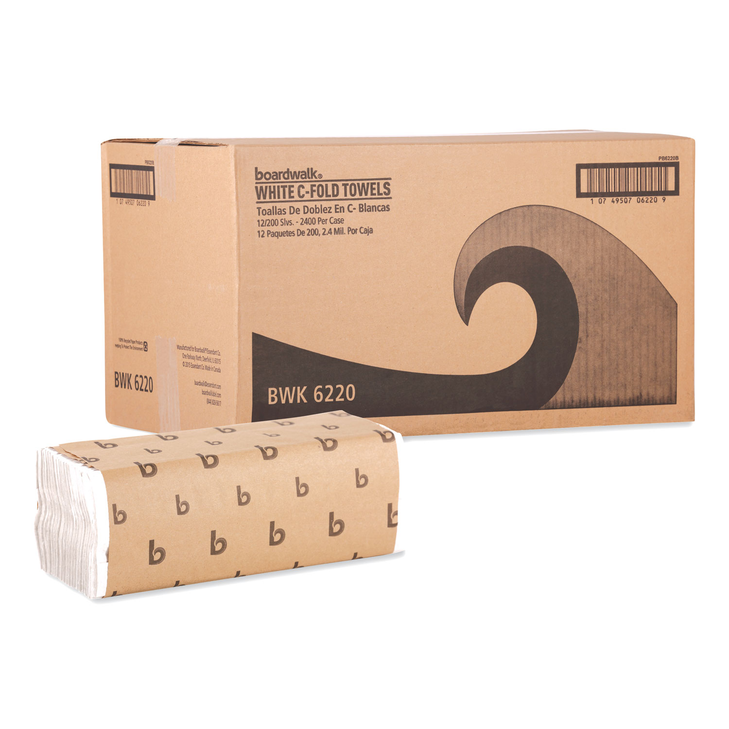 BWK6220 Boardwalk® CFold Paper Towels Zuma