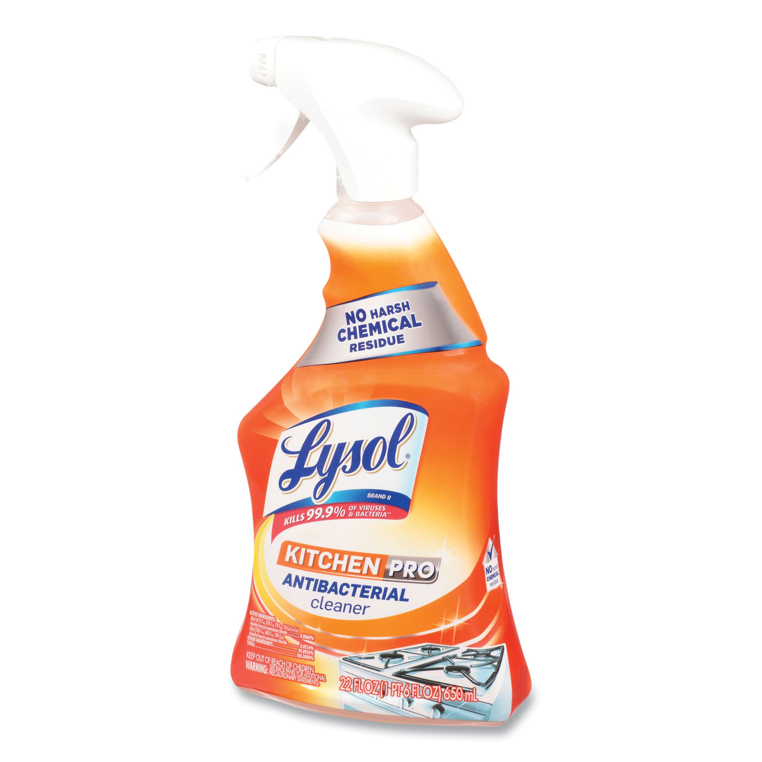 LYSOL® Brand Kitchen Pro Antibacterial Cleaner, Citrus Scent, 22 oz