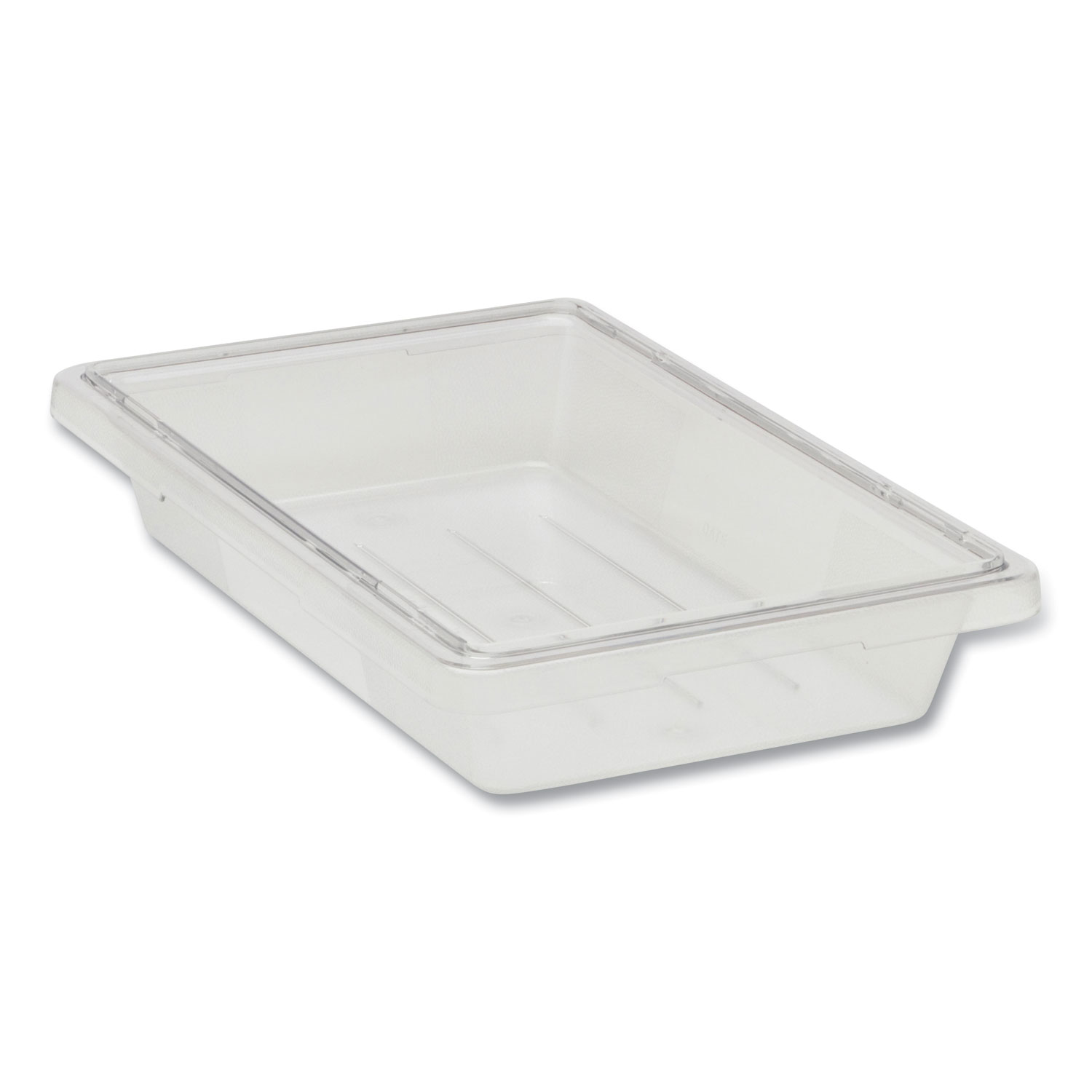 Food/Tote Boxes, 5 gal, 12 x 18 x 9, Clear, Plastic Allied Paper Company