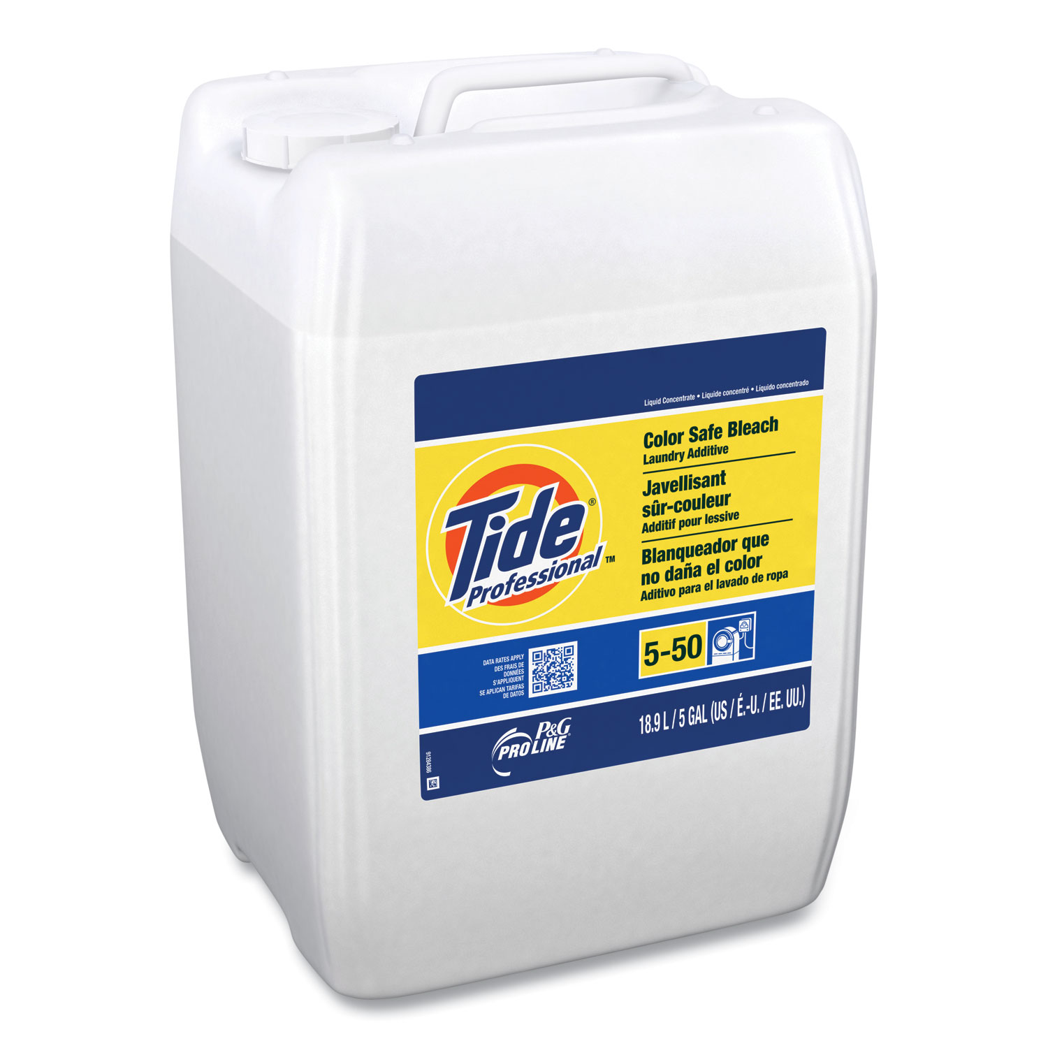 Tide® Professional™ Color Safe Bleach Laundry Additive, 5 gal Closed