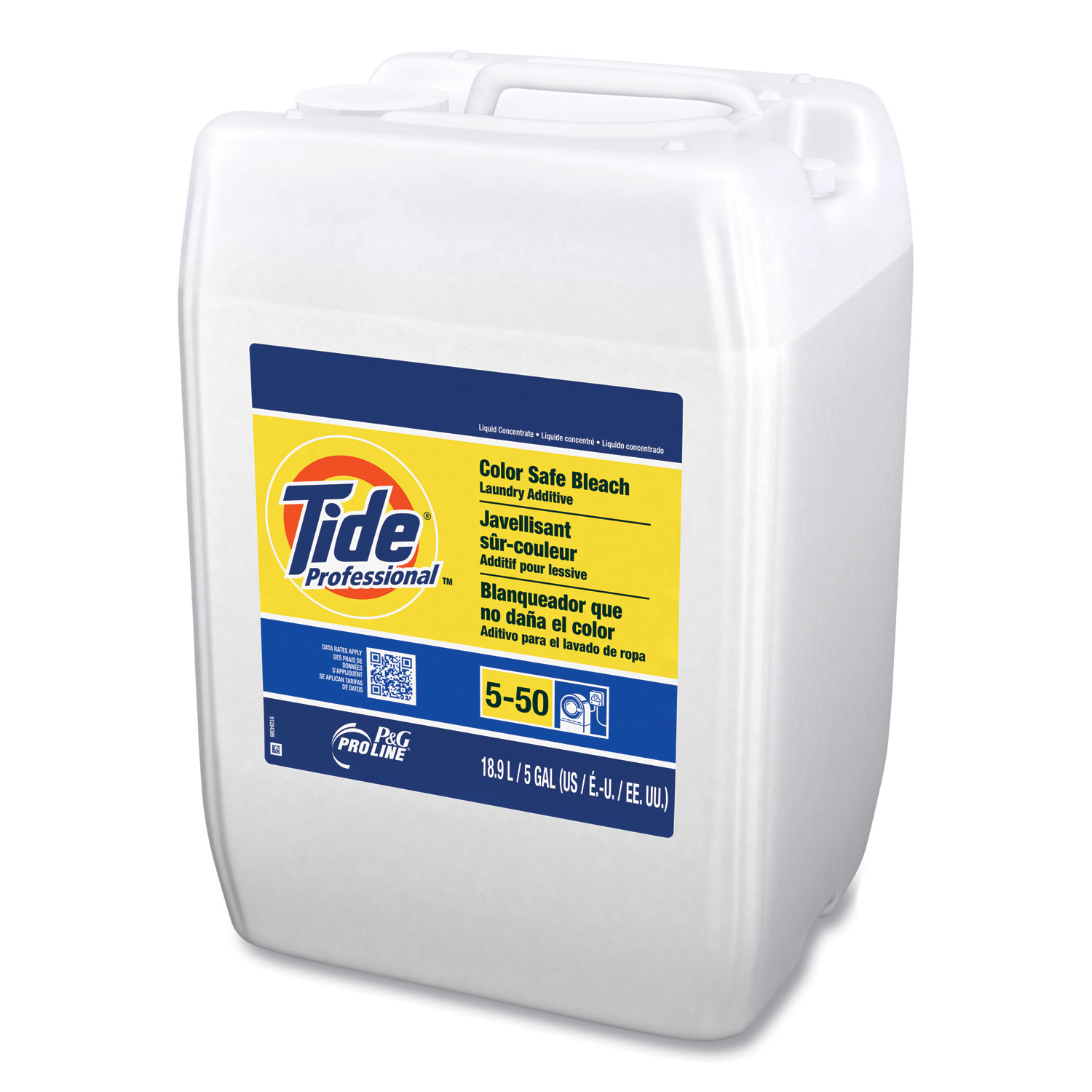 Tide® Professional™ Color Safe Bleach Laundry Additive, 5 gal Closed