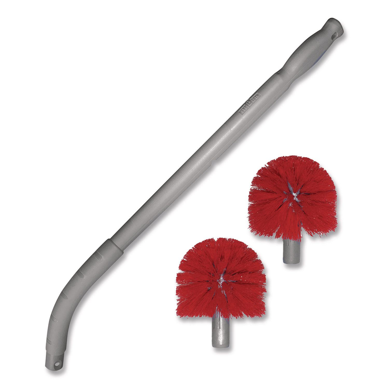 Ergo Toilet Bowl Brush with Nylon Bristle Head Zerbee