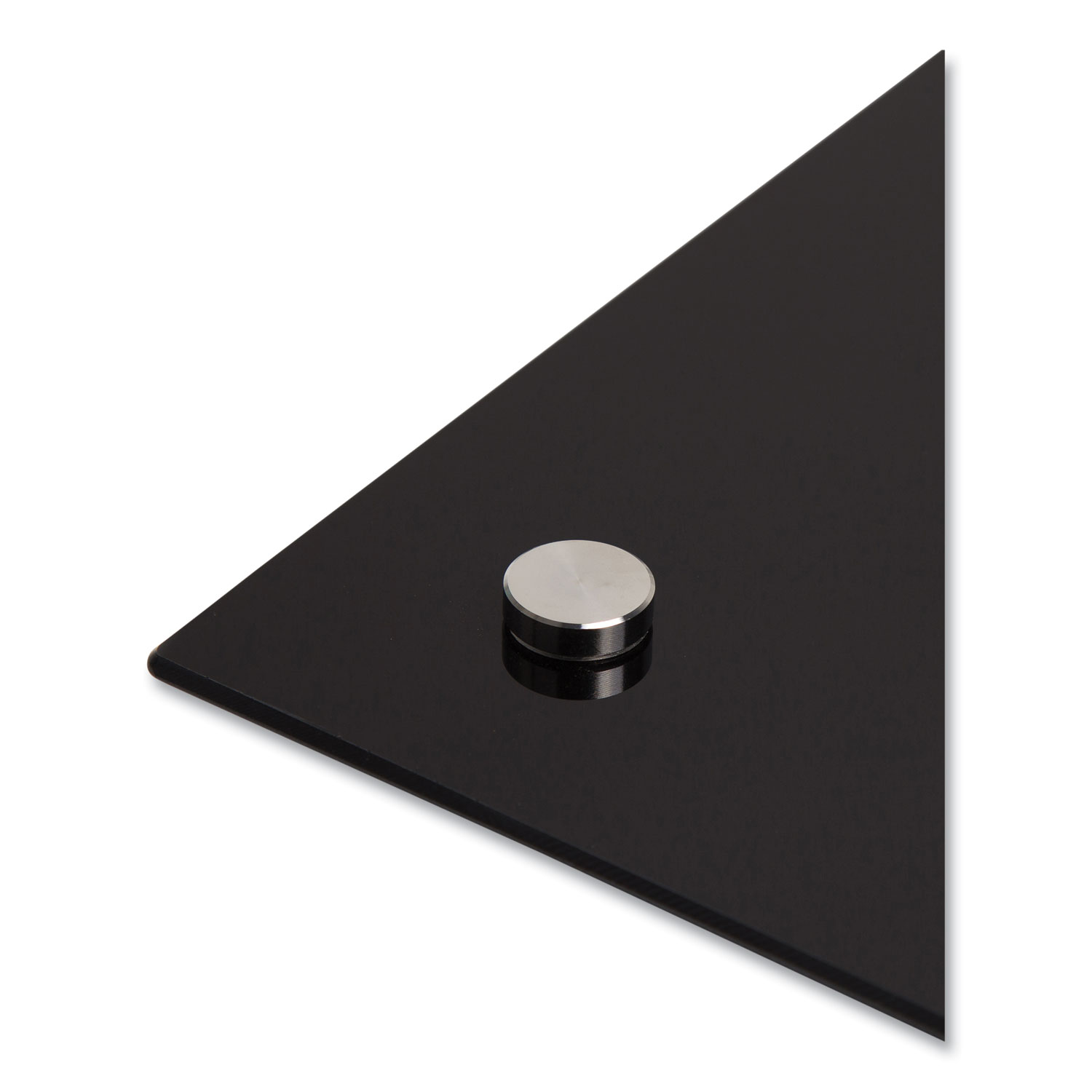 Glass Dry Erase Board, 47 x 35, Black Surface Reparto