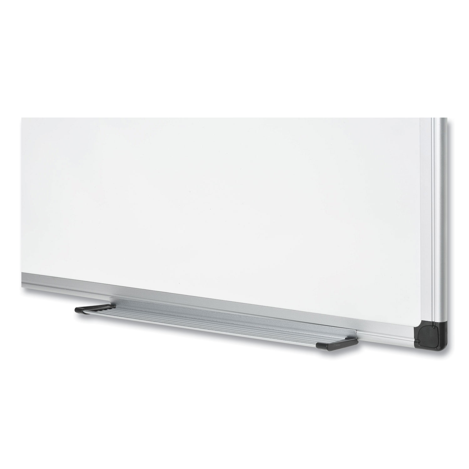 Porcelain Value Dry Erase Board, 36 x 48, White Surface, Silver
