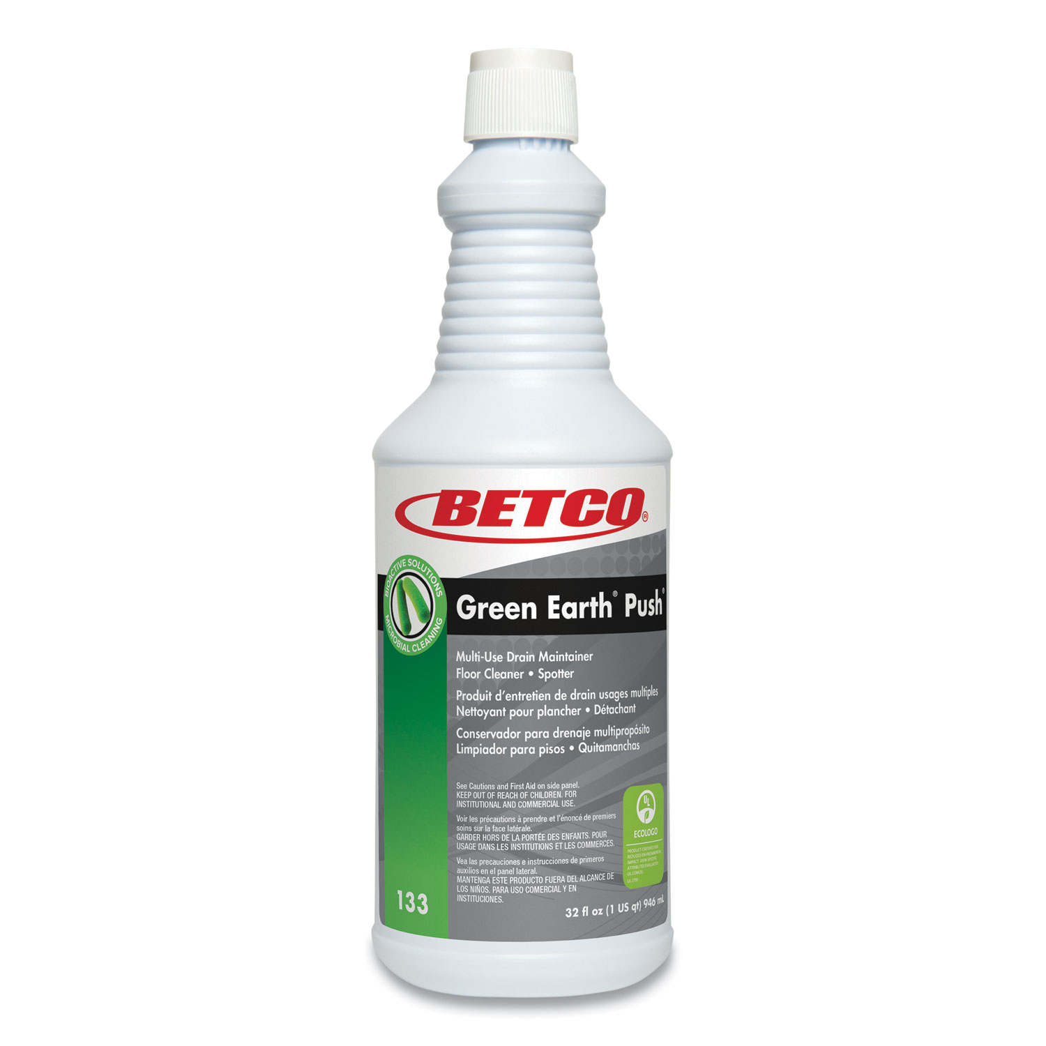 Betco® Green Earth Push Enzyme Multipurpose Cleaner, New Green Scent
